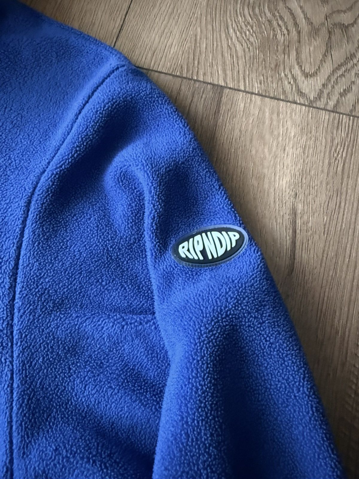RIPNDIP Ripndip Colorblock Fleece 1/4 Zip Pullover Blue Green Size US XL / EU 56 / 4 - 3 Thumbnail