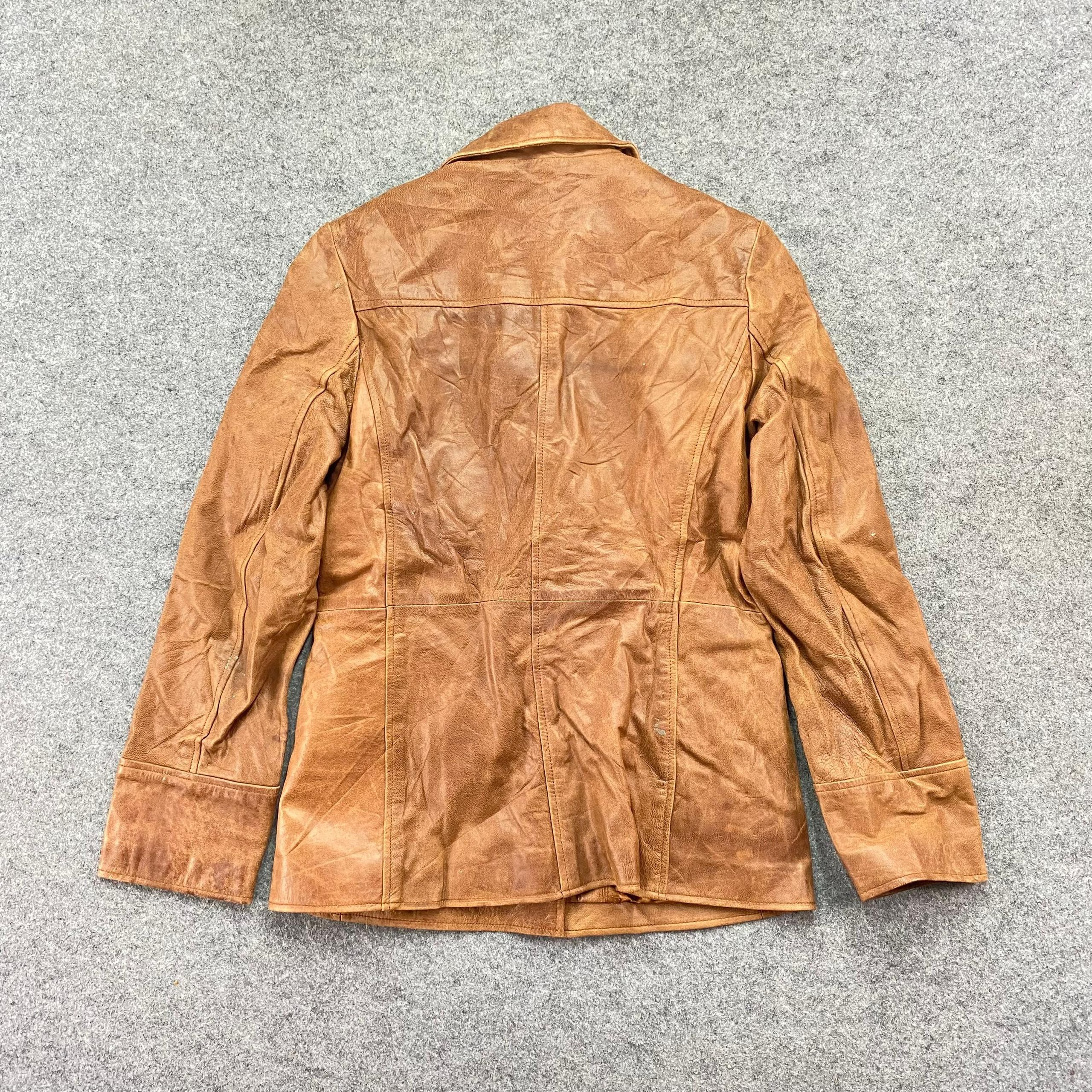 Mossimo Vintage Mossimo Leather Blazer Jacket Size XS / US 0-2 / IT 36-38 - 2 Thumbnail