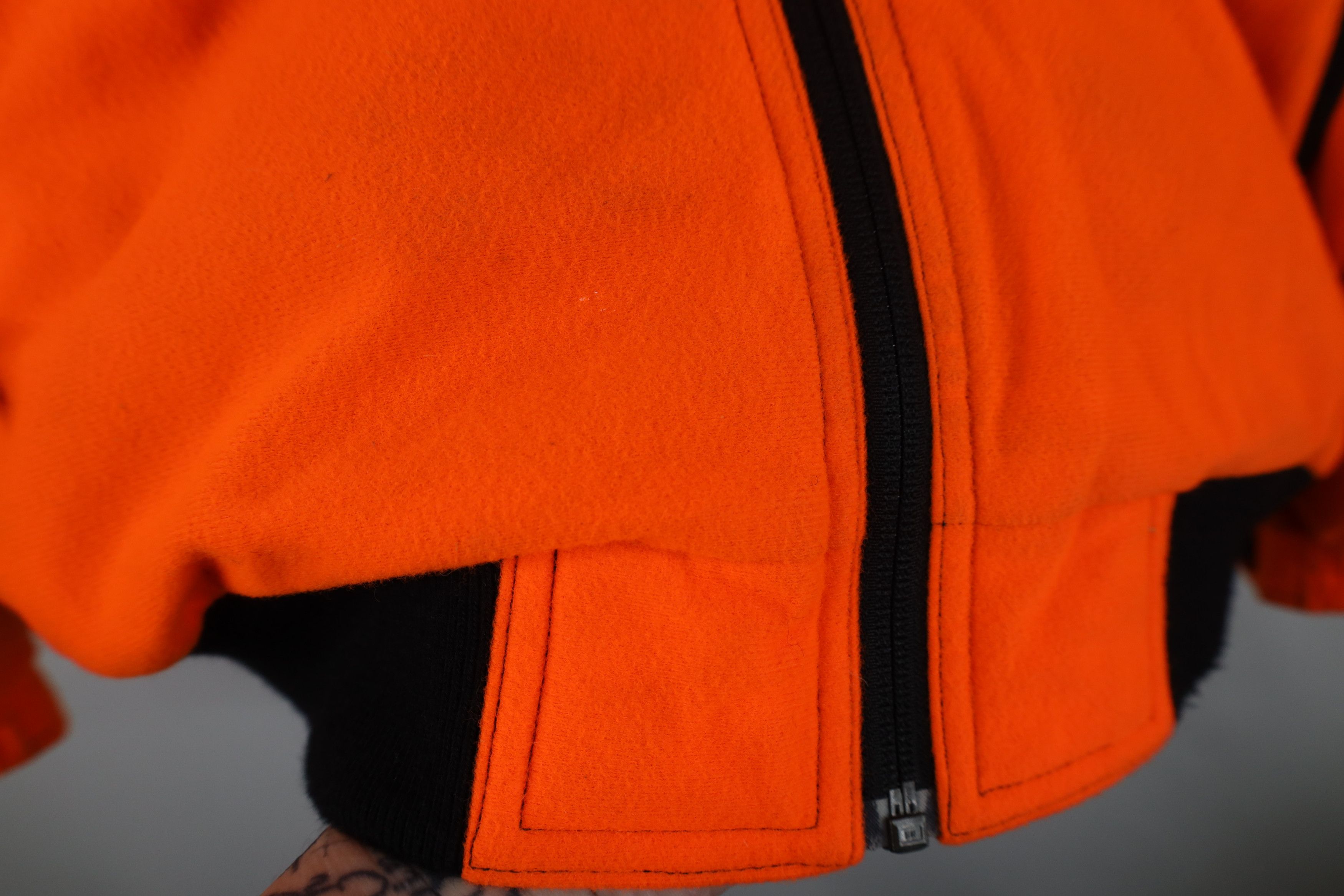 Cabelas × Vintage Vintage 90s Cabelas Fleece Lined Chamois Cloth Bomber Jacket Size US L / EU 52-54 / 3 - 5 Thumbnail