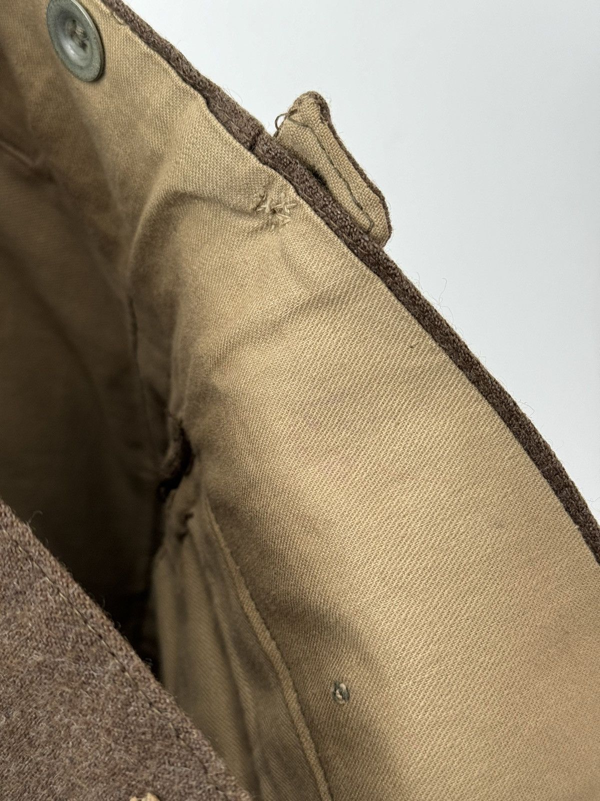 Vintage Deadstock 1942 Dated British Army 1937 Pattern BD Trousers Size US 32 / EU 48 - 7 Thumbnail