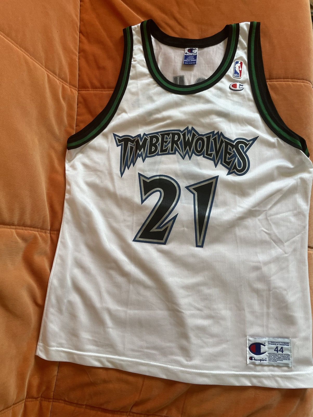 Champion Nba Champion Minnesota Timberwolves Garnett jersey edwards Size US L / EU 52-54 / 3 - 1 Thumbnail