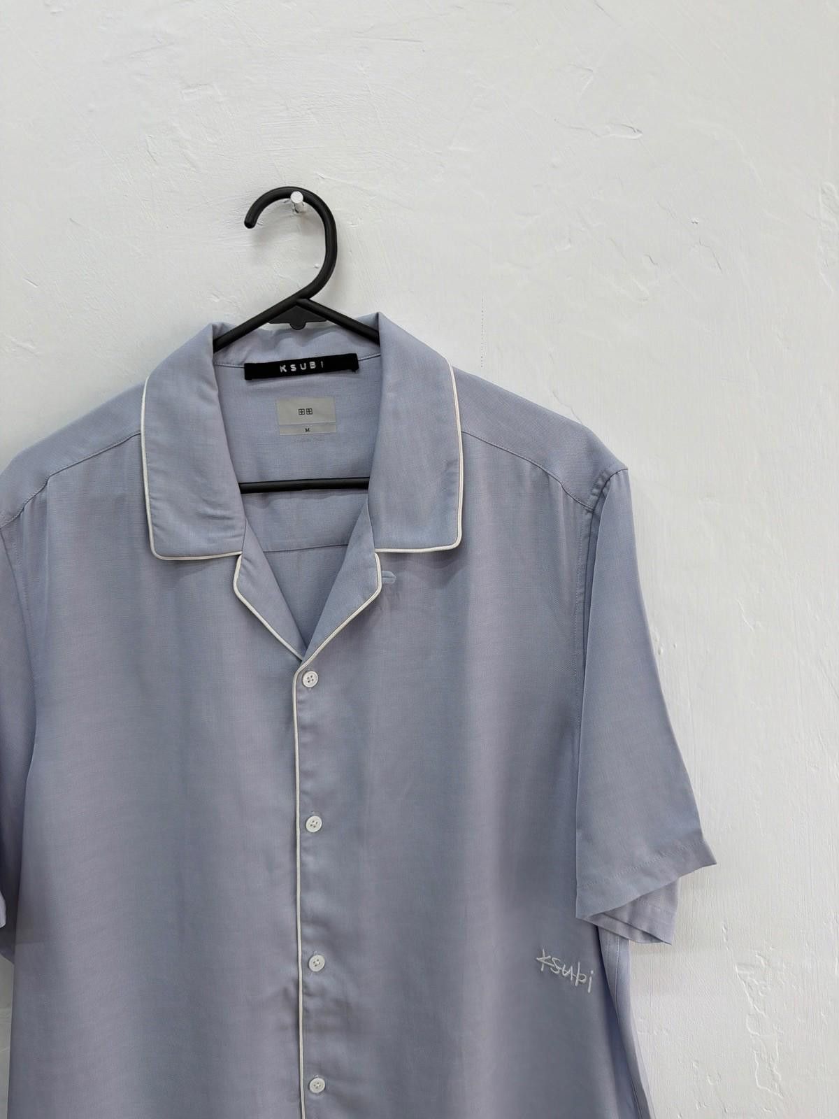 Ksubi new ksubi medium m short sleeve resort shirt ksubi logo blue Size US M / EU 48-50 / 2 - 2 Thumbnail
