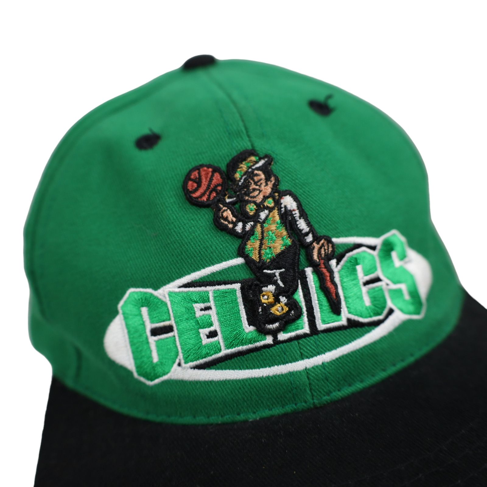 NBA × Vintage Vintage Boston Celtic Spellout Hat Cap Size ONE SIZE - 3 Thumbnail
