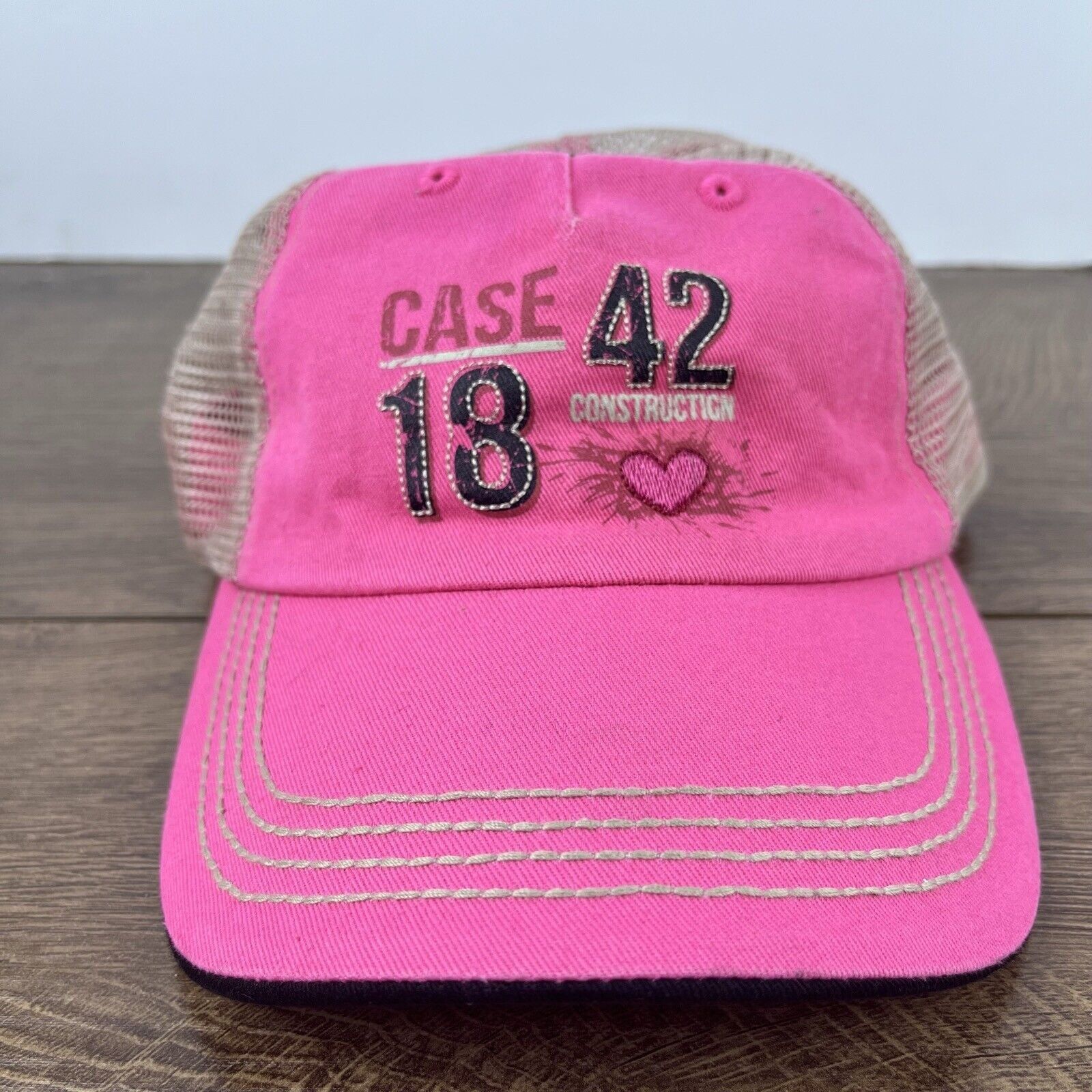 Other CASE IH Construction Hat 1842 Pink Cap Adjustable Pink Adult Size ONE SIZE - 2 Thumbnail