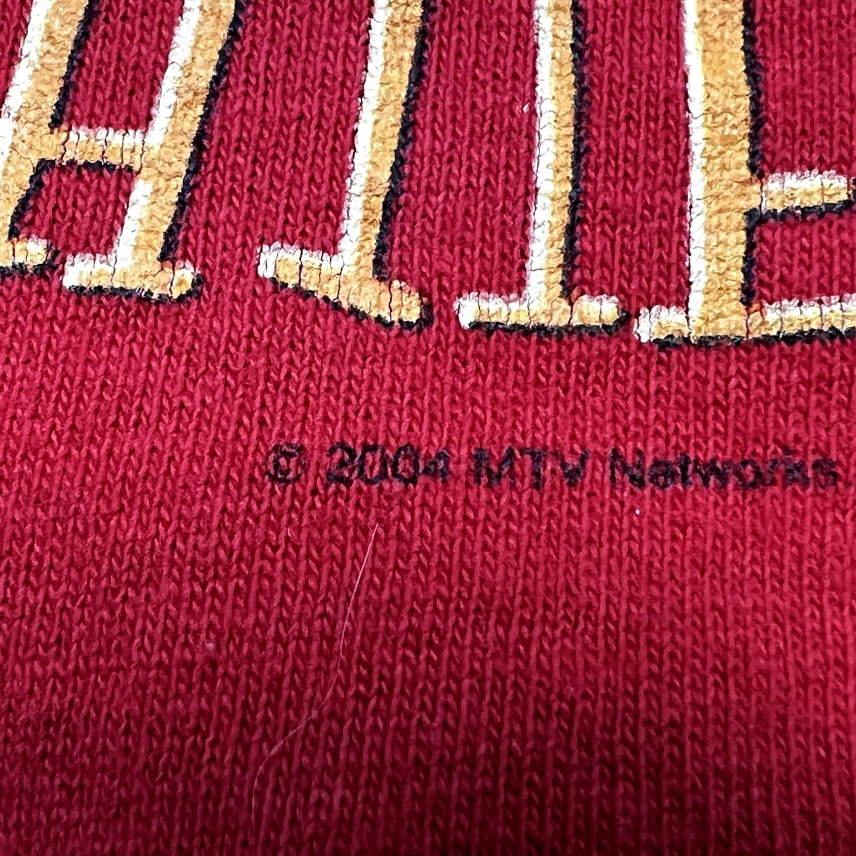 Gildan VINTAGE Beavis and Butthead T Shirt Mens Small Red 2004 Cornholio MTV Shirt Logo Beavis And Butthead Are You Threatening Me T Shirt Mens Small Size US S / EU 44-46 / 1 - 5 Thumbnail