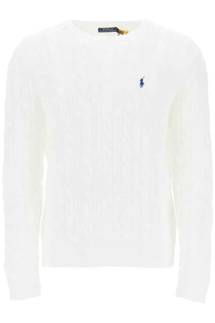 o1s22i1n0324 Cotton Sweater in White
