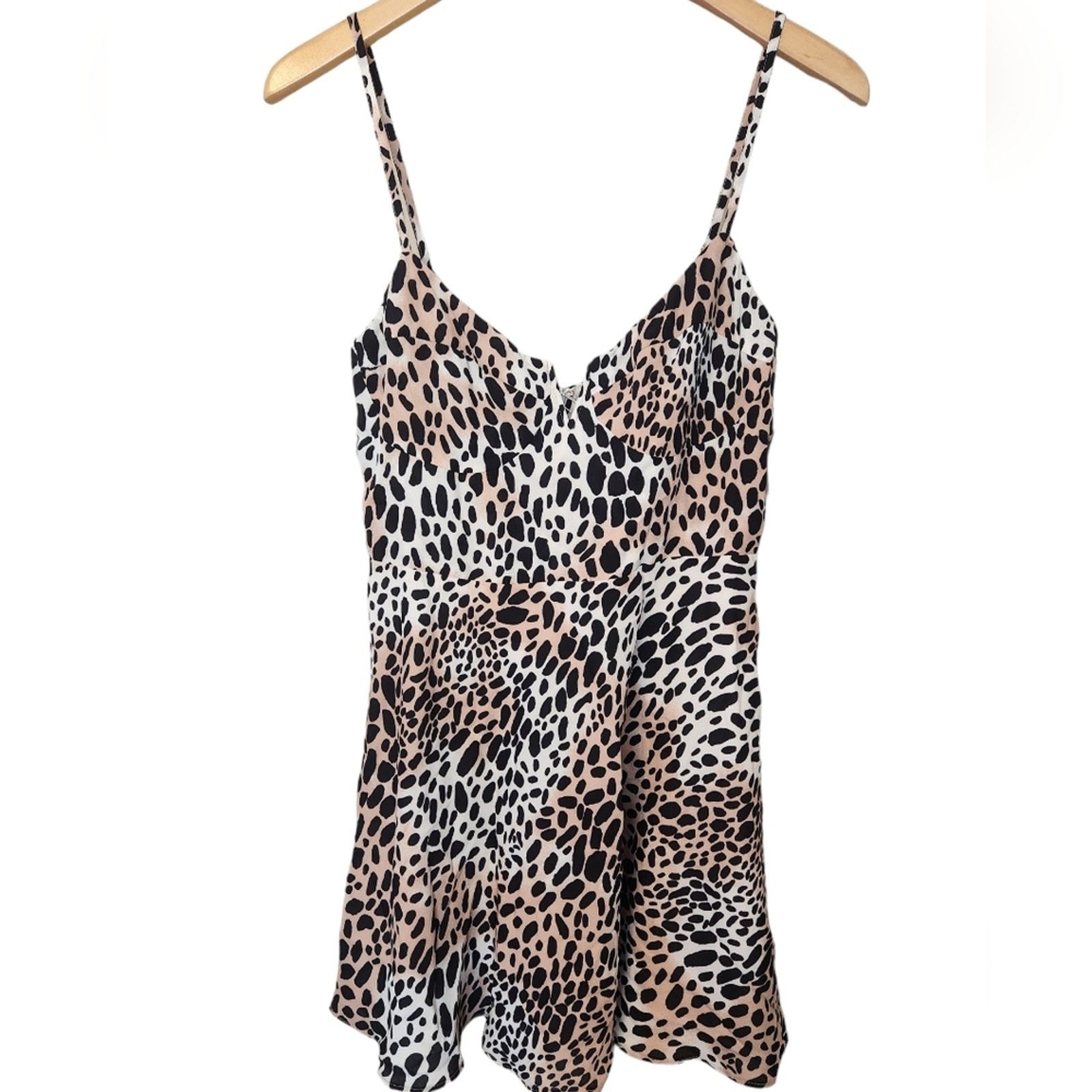 BuddyLove NWT Buddy Love CATE SLEEVELESS SKATER DRESS - CHEETAH Medium Size M / US 6-8 / IT 42-44 - 5 Thumbnail