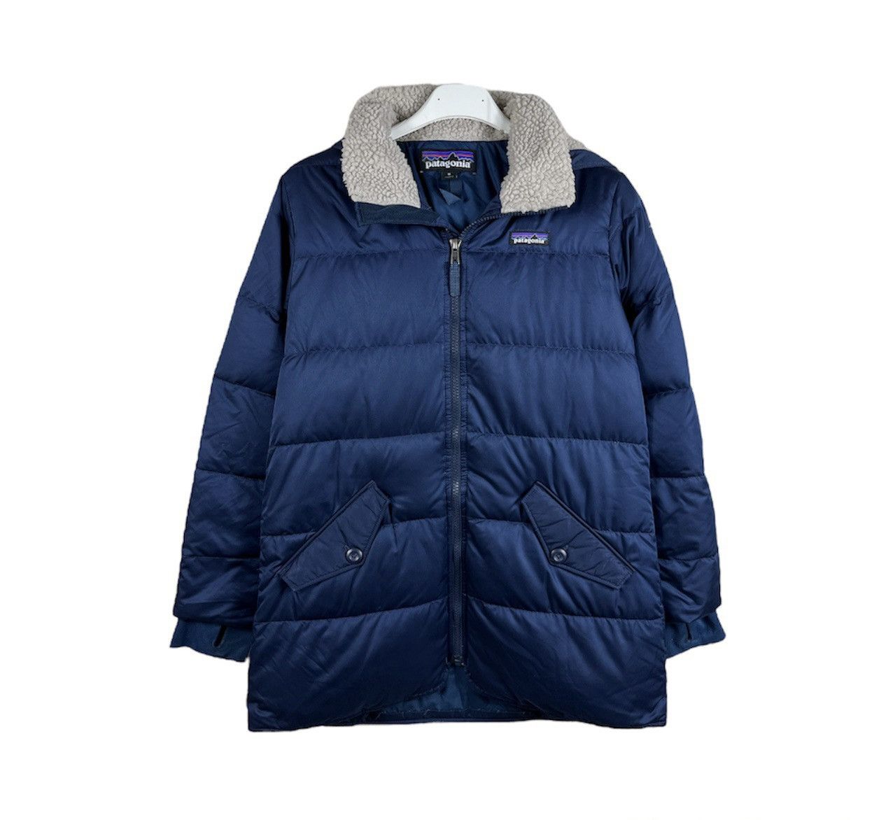 Patagonia Vintage Patagonia parka down jacket retro sheepskin sherpa Size S / US 4 / IT 40 - 1 Thumbnail