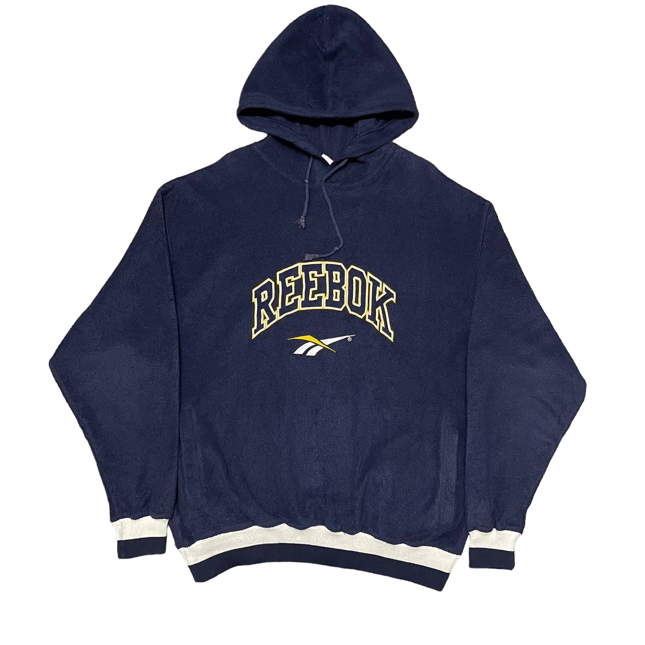 image of Reebok Fleece Hoodie Embroidery in Blue, Men's (Size Medium)