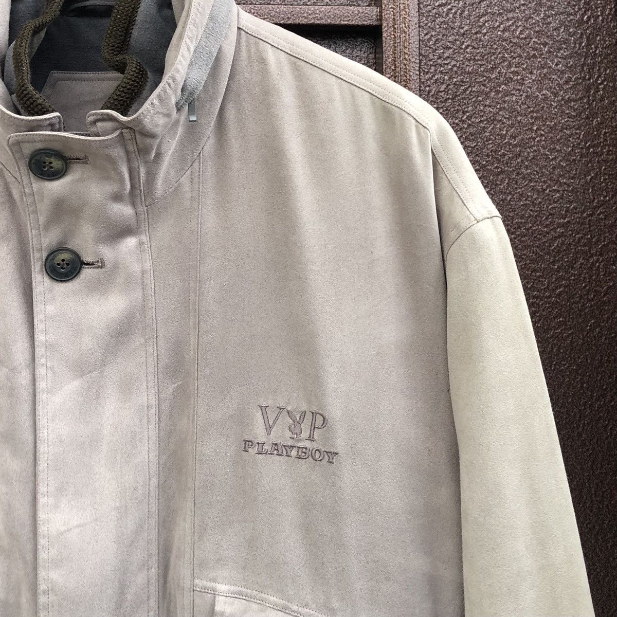 Playboy Vintage Playboy VIP Collection Suede Bomber Jacket Size US M / EU 48-50 / 2 - 9 Thumbnail