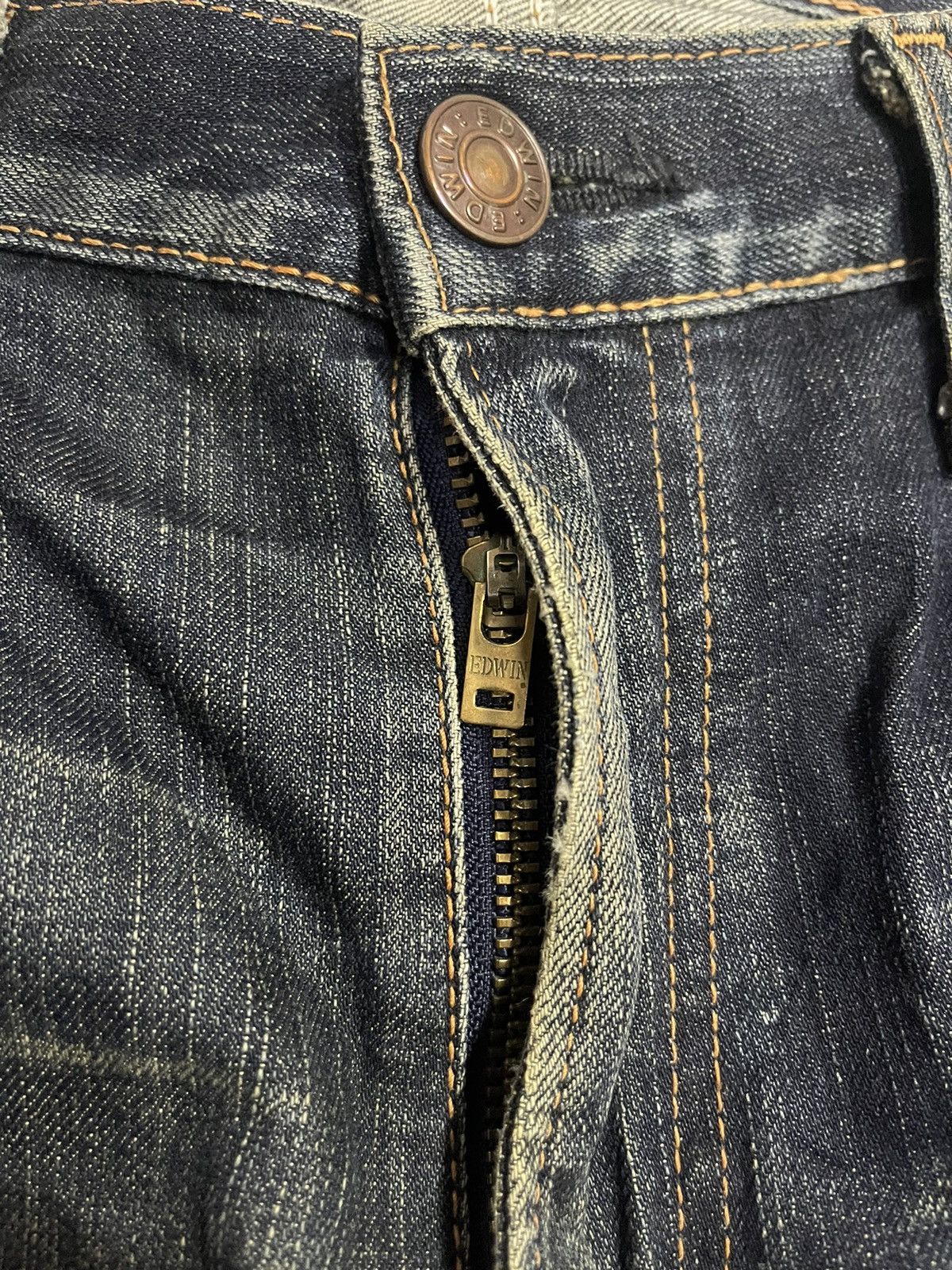 Edwin × Japanese Brand Edwin Distressed Jeans (14) Size US 38 / EU 54 - 11 Thumbnail