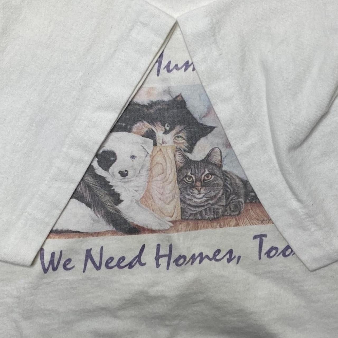Fruit Of The Loom Vintage Humane Society White Nature Tee Size XL Size US XL / EU 56 / 4 - 3 Thumbnail