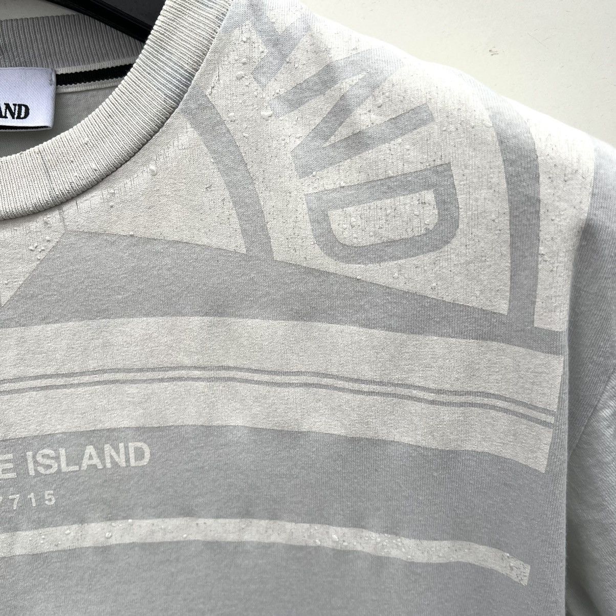 Stone Island STONE ISLAND 2022 GREY GRAPHIC TEE t shirt Size US M / EU 48-50 / 2 - 6 Thumbnail