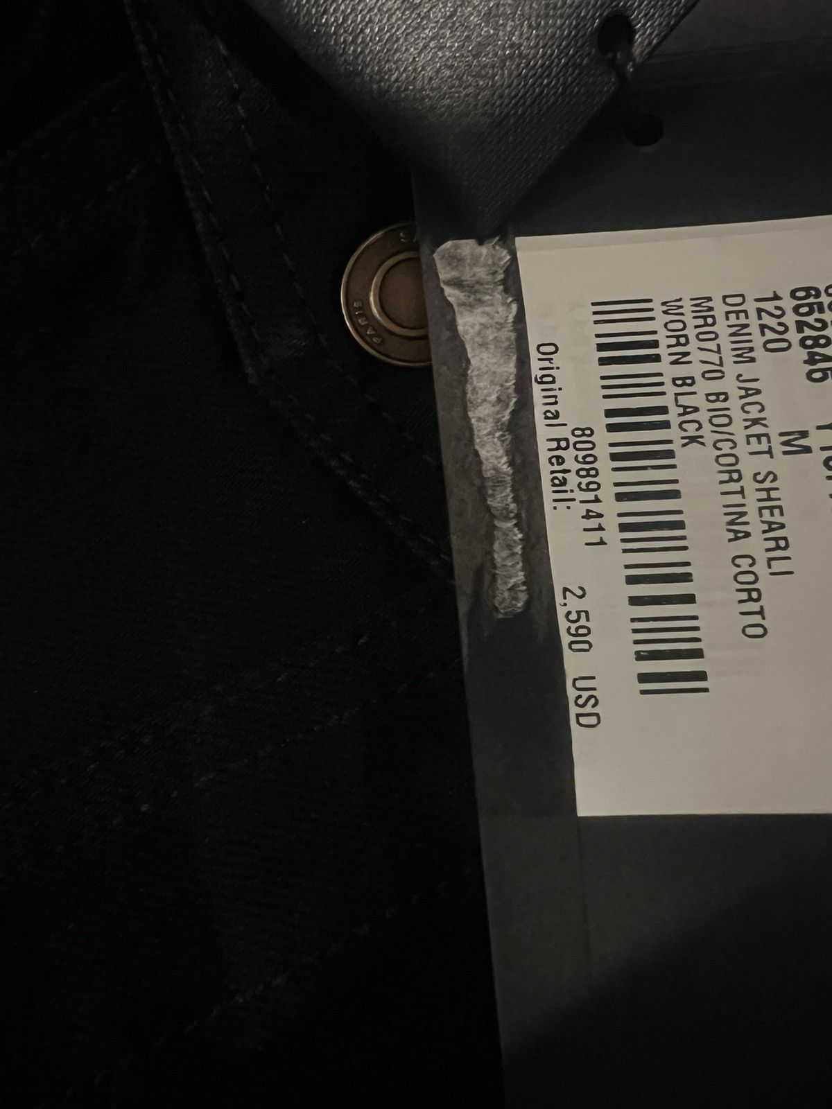 Saint Laurent Paris Saint Laurent men’s denim shearling jacket. M. $2500 Size US M / EU 48-50 / 2 - 12 Thumbnail