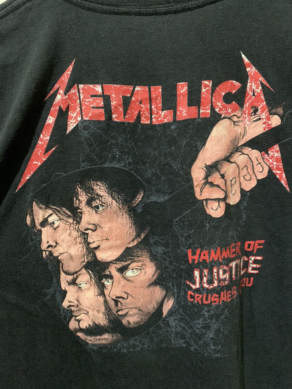 Metallica Vintage 80s Metallica And Justice For All Size US L / EU 52-54 / 3 - 10 Thumbnail