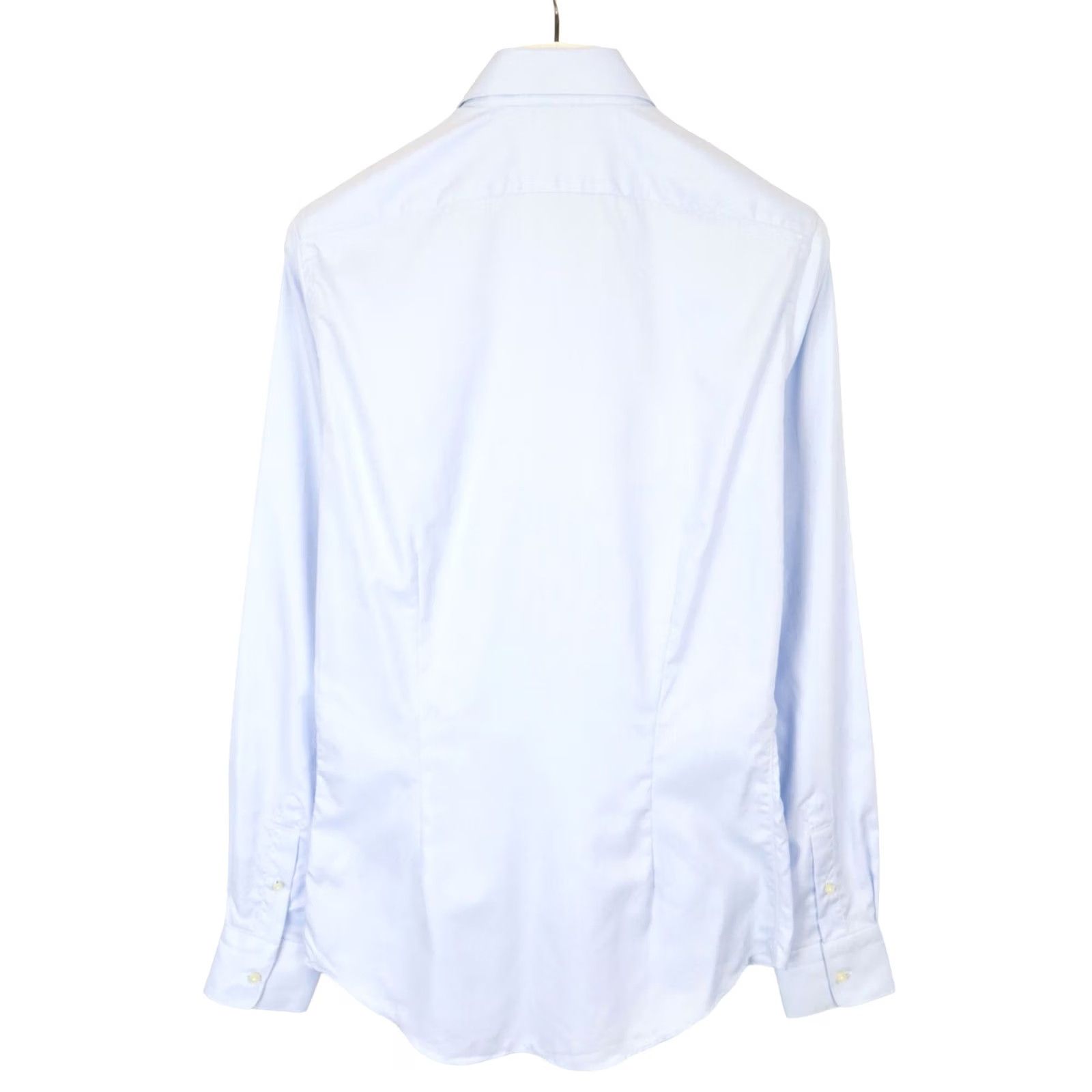 Suitsupply Suitsupply Extra Slim Fit Formal Shirt Men's LARGE Blue Spread Collar Button Up Size 42R - 2 Thumbnail