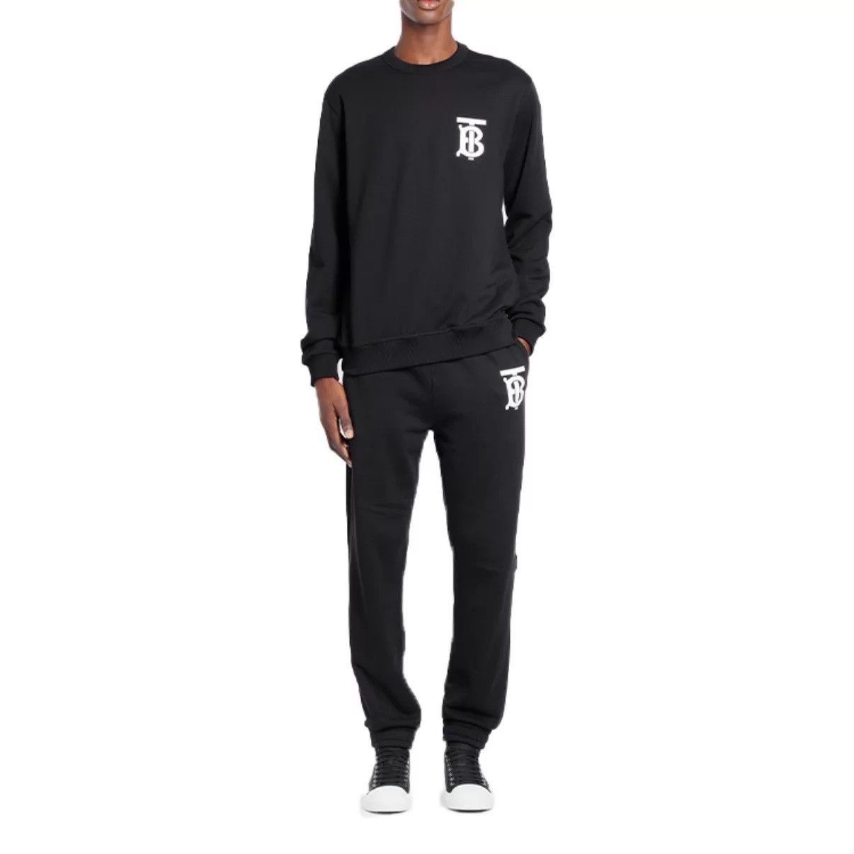 Burberry Black Jogger Sweatpants with Logo Size US 32 / EU 48 - 7 Thumbnail