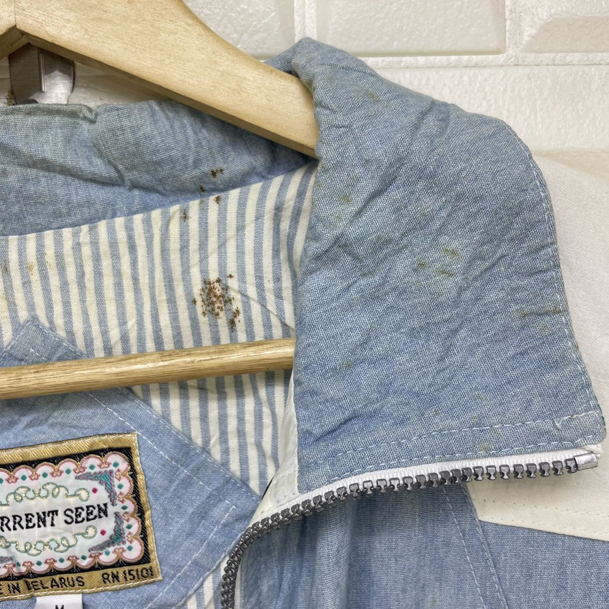 Current/Elliot Vintage Current Seen Bomber Pacthwork Style Jacket Size US M / EU 48-50 / 2 - 12 Thumbnail