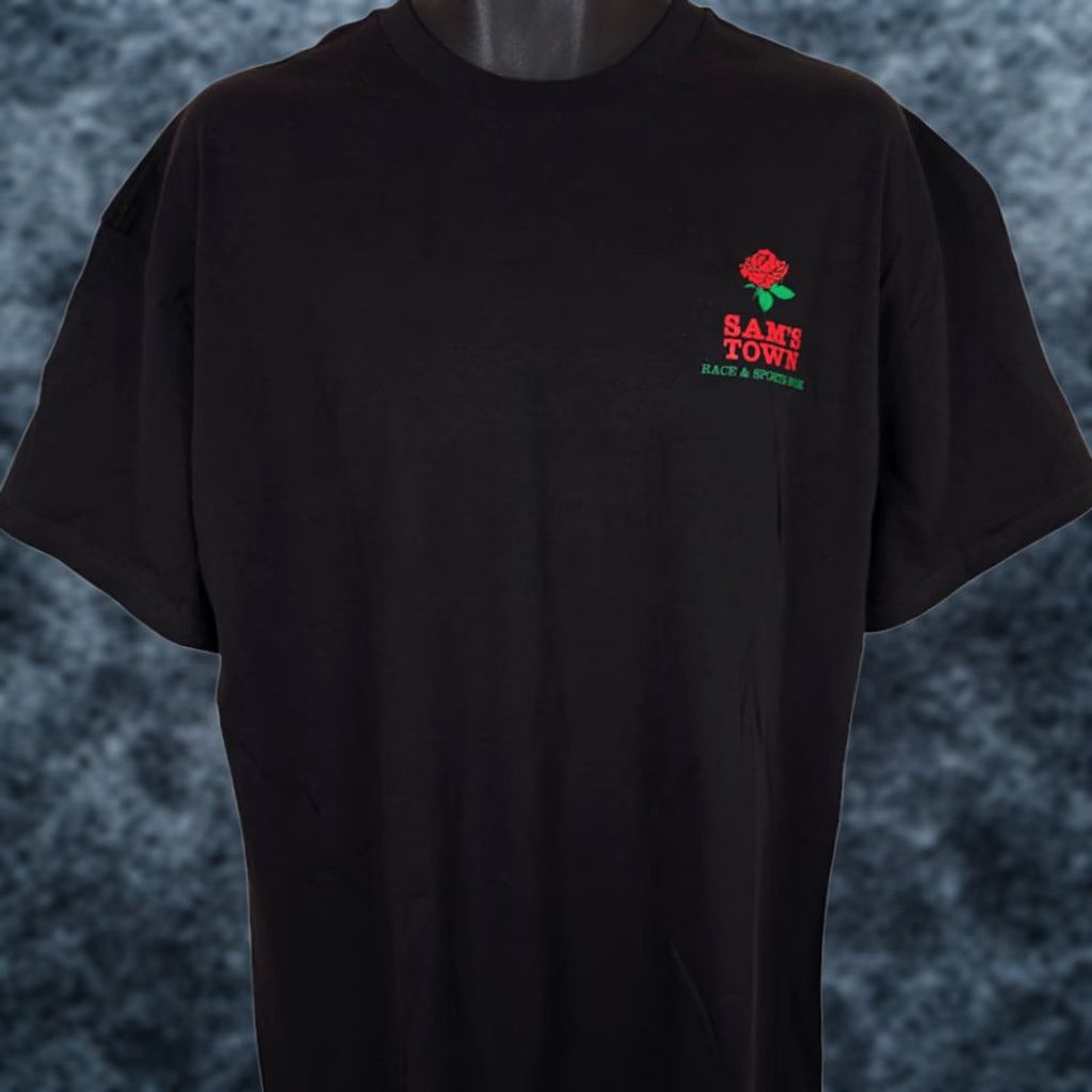 Delta Kentucky Derby Day T Shirt Mens XL Black 2011 Sams Town Las Vegas Delta Graphic Tee Horses Y2K Mens Size US XL / EU 56 / 4 - 1 Thumbnail