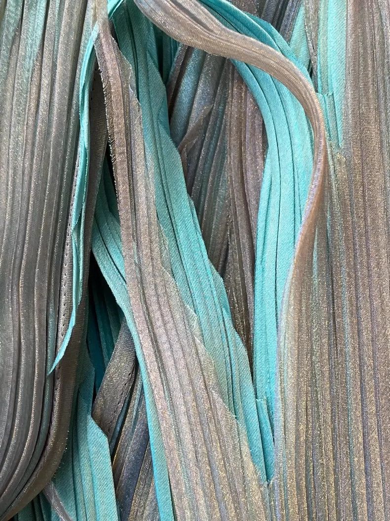 Issey Miyake Issey Miyake size:3 Light green luxury heavy industry dres Size XS / US 0-2 / IT 36-38 - 7 Thumbnail