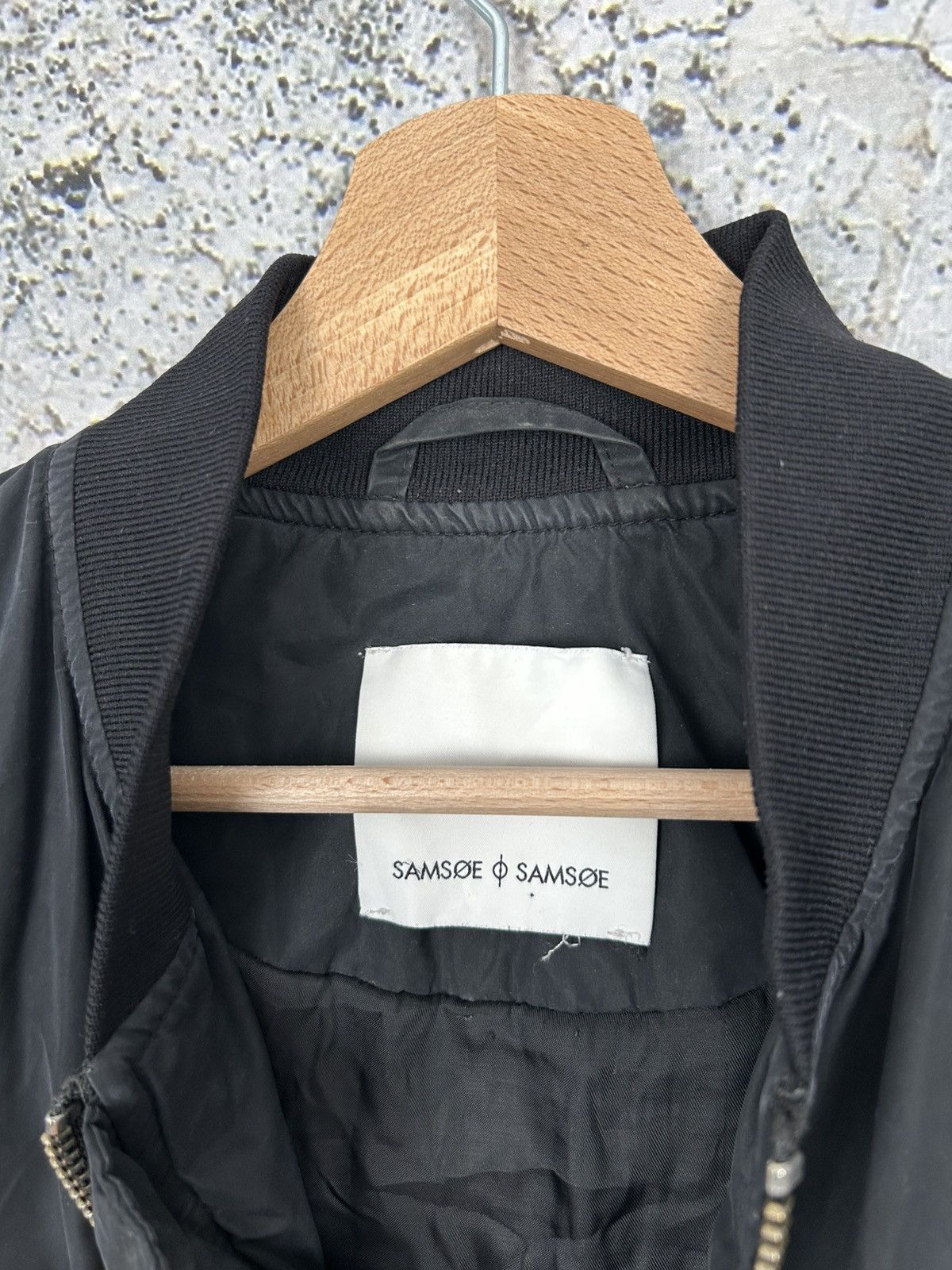 Samsoe Samsoe Samsoe Samsoe Black Bomber Jacket Streetwear Avant Garde Size US M / EU 48-50 / 2 - 4 Thumbnail