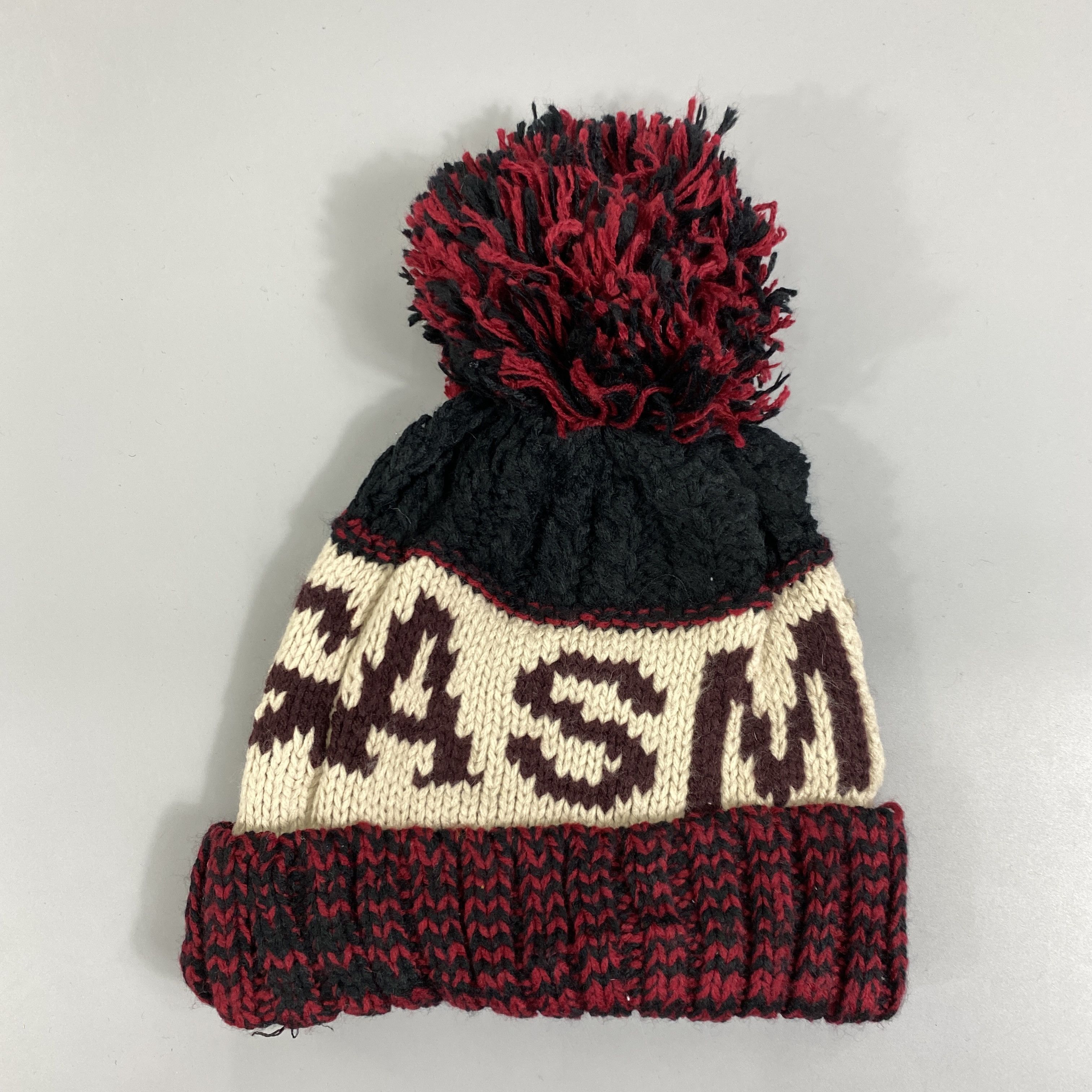 Japanese Brand Knitted Snow Cap Beanie Hat Pom Pom -BN972 Size ONE SIZE - 7 Thumbnail