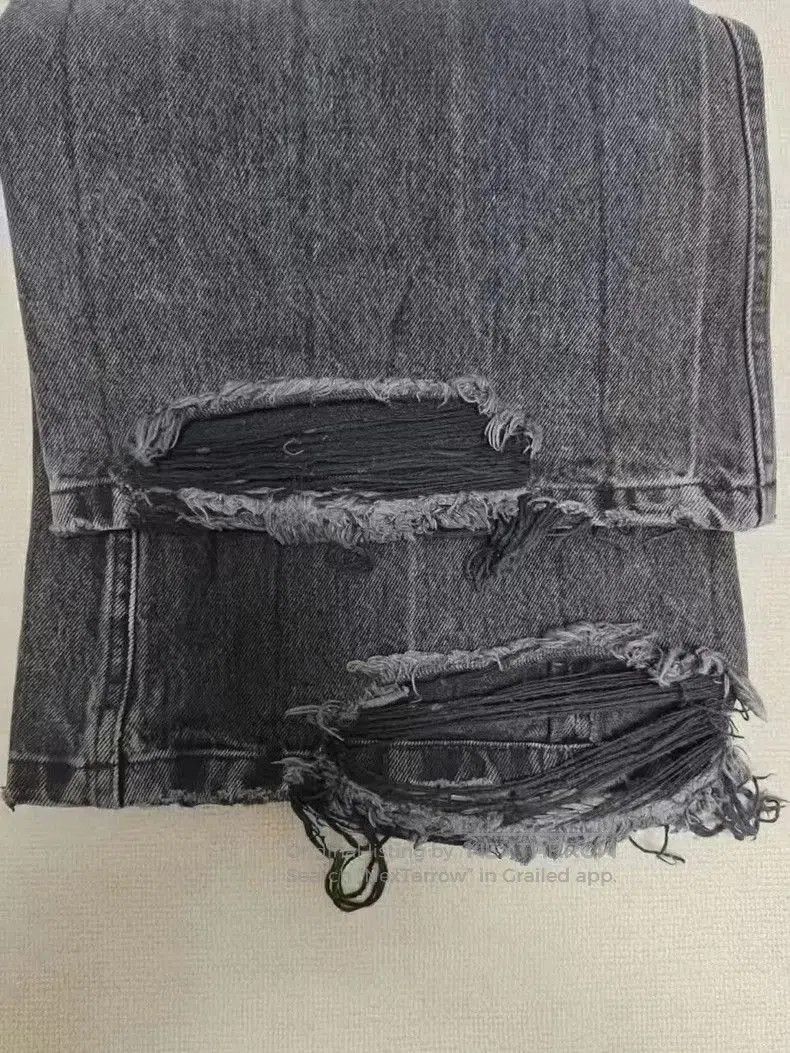 Balenciaga Balenciaga Flared Black Denim Pants. Size US 32 / EU 48 - 3 Thumbnail