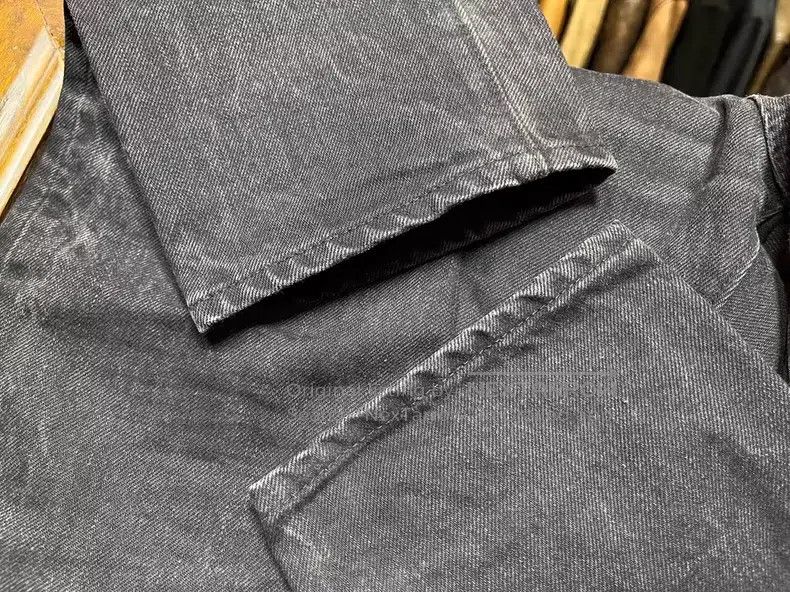 RRL Ralph Lauren RRL Ralph Lauren Black Cow Jeans Size US 32 / EU 48 - 7 Thumbnail