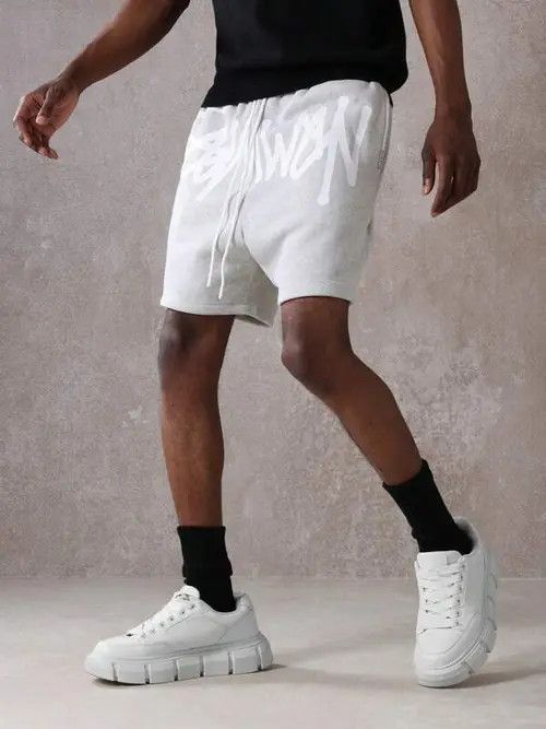 Jean × Vintage Graphic DRIP Y2k Shorts drill Size US 34 / EU 50 - 4 Thumbnail