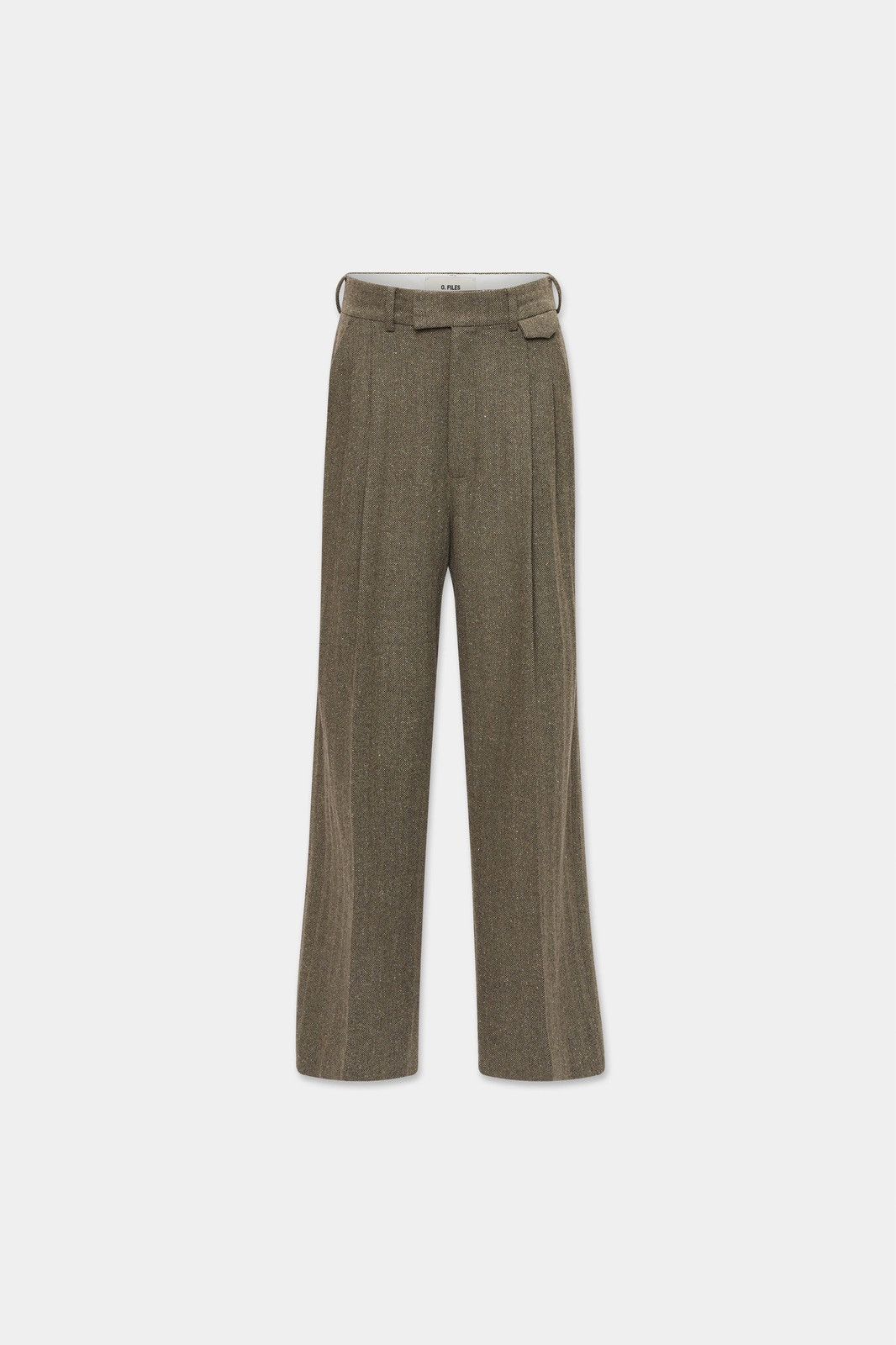 Other OFiles Double Pleated Herringbone Trousers in tobacco Size US 34 / EU 50 - 6 Thumbnail
