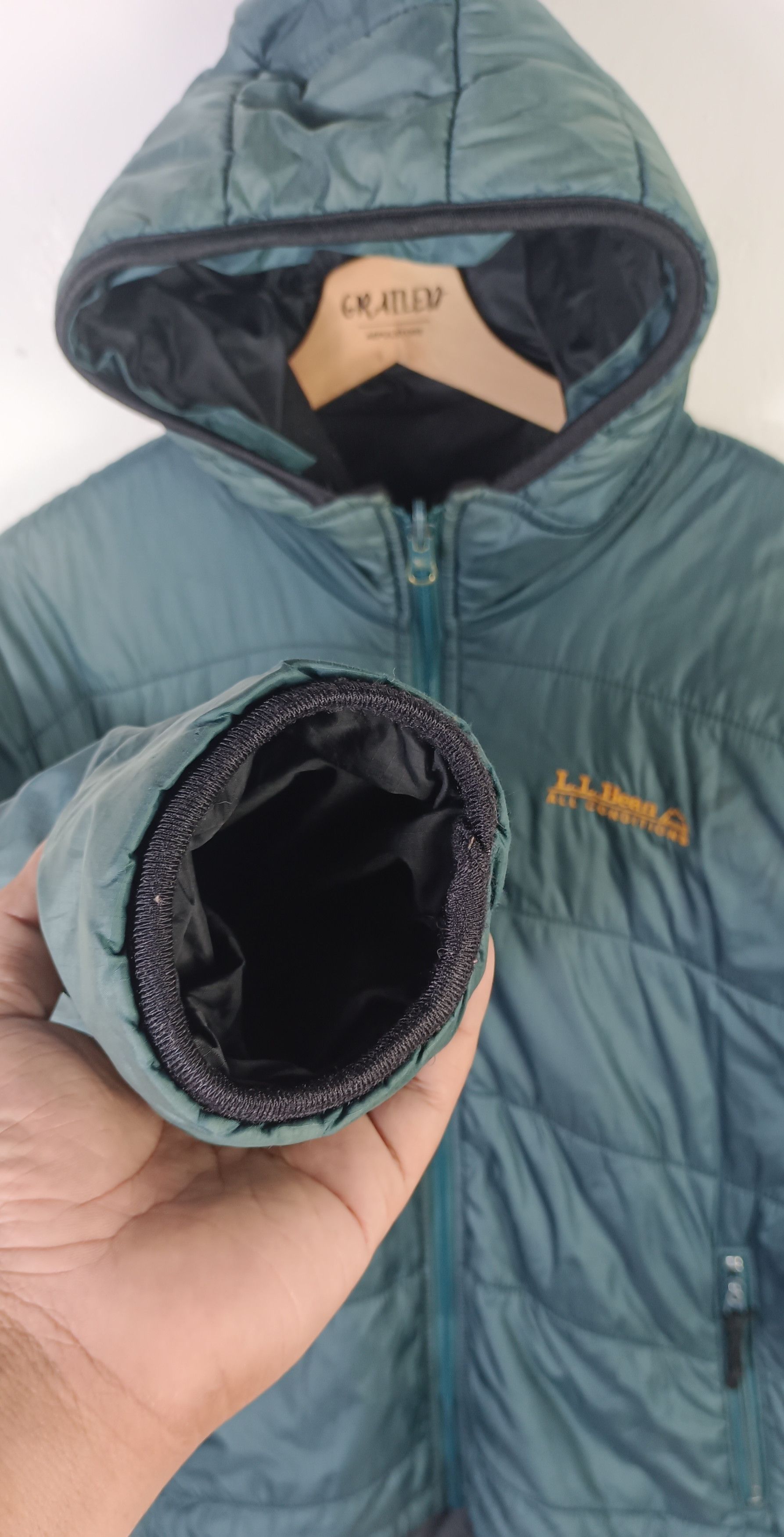 L.L. Bean Vintage 80s🔥 LL Bean Primaloft Parka Puffer Hoodie Jacket Size US L / EU 52-54 / 3 - 12 Thumbnail