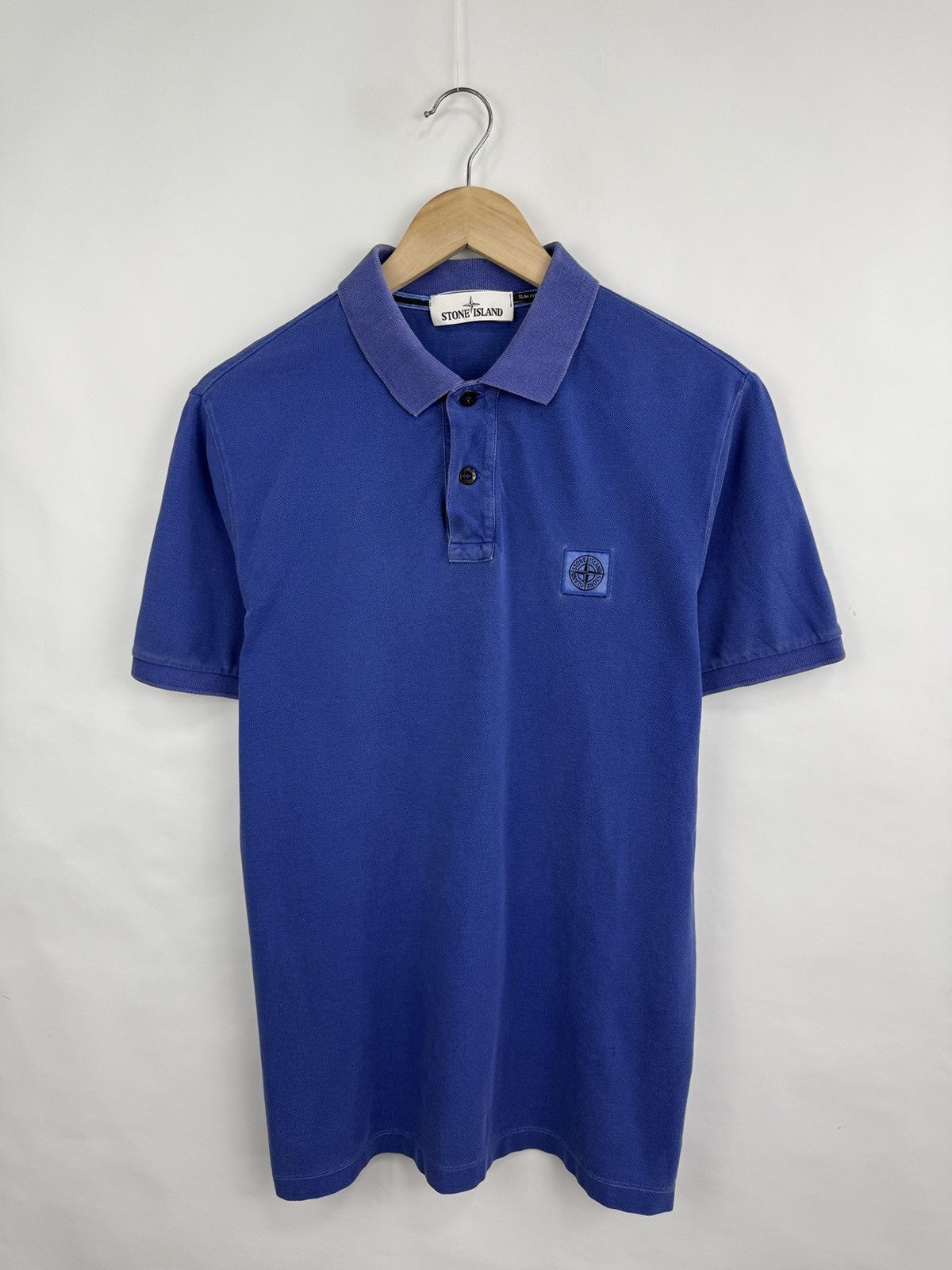 Stone Island 🇮🇹 Y2K Stone Island Patch Program Polo T-Shirt Rare Retro Size US L / EU 52-54 / 3 - 3 Thumbnail