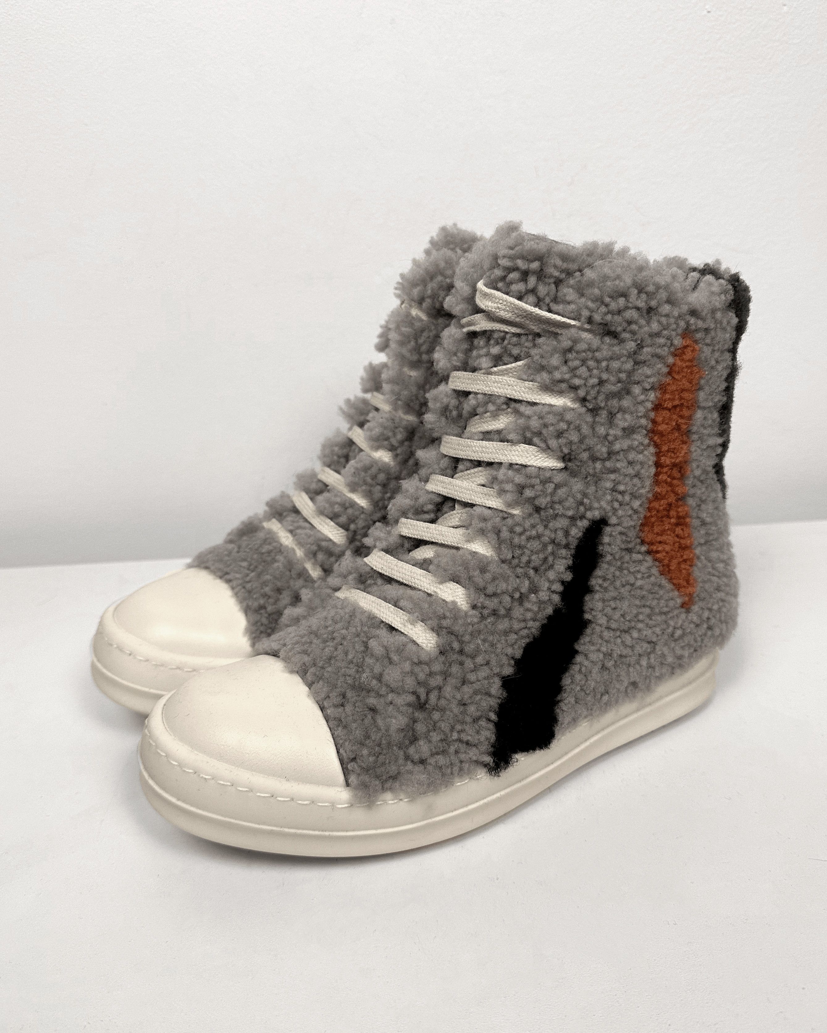 Rick Owens Rick Owens Fur Shearling Zebra Ramones Size US 5 / EU 37 - 5 Thumbnail