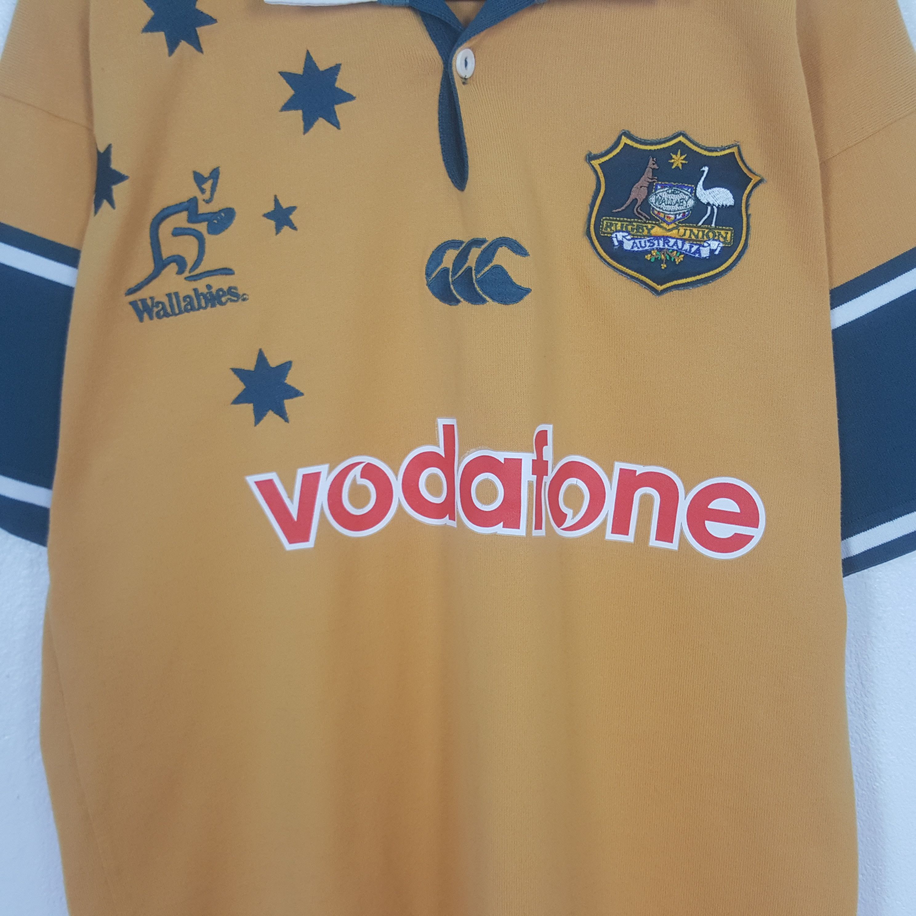 Canterbury of New Zealand Vintage Canterbury of New Zealand Wodafone Polos Shirt Size US M / EU 48-50 / 2 - 2 Thumbnail