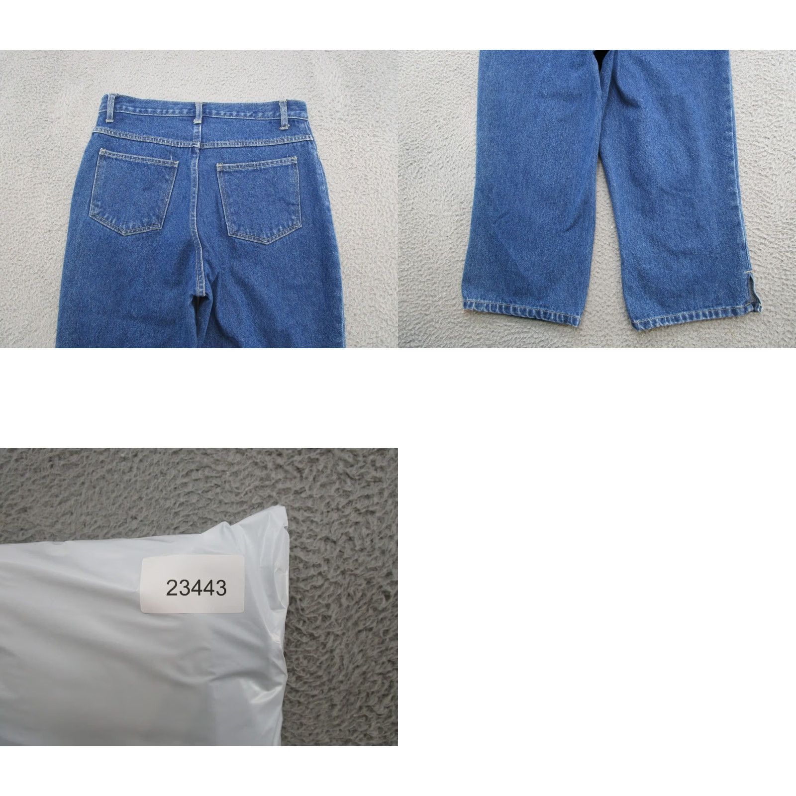 Vintage Vintage STO 90s Y2K Blue Denim Capri Jeans Women’s Size 10P Petite 100% Cotton STO Jeans Capri Women’s 90s Size 32" / US 10 / IT 46 - 9 Thumbnail