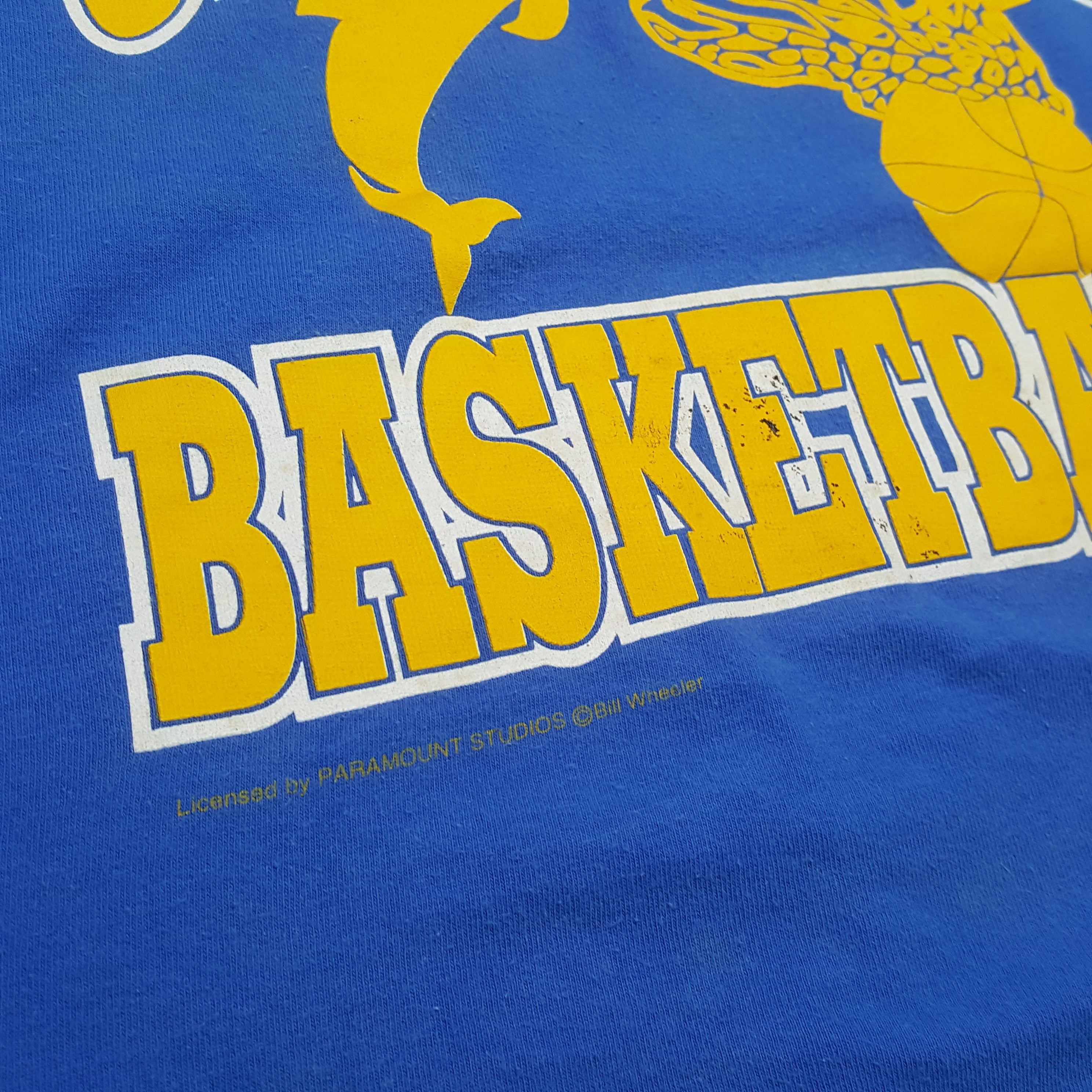 NBA × Vintage Vintage WESTERN UNIVERSITY BASKETBALL Promo T-shirt C285N65 Size US XL / EU 56 / 4 - 6 Thumbnail