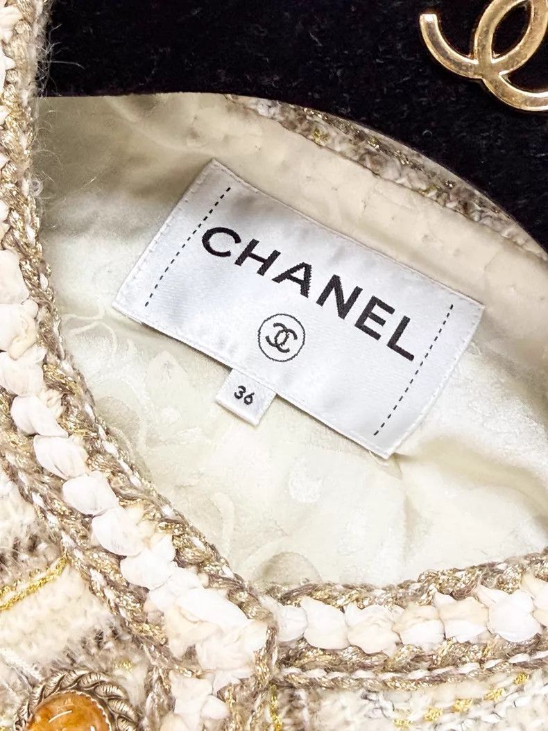 Chanel Chanel Platinum wavy tweed jacket Size XS / US 0-2 / IT 36-38 - 6 Thumbnail