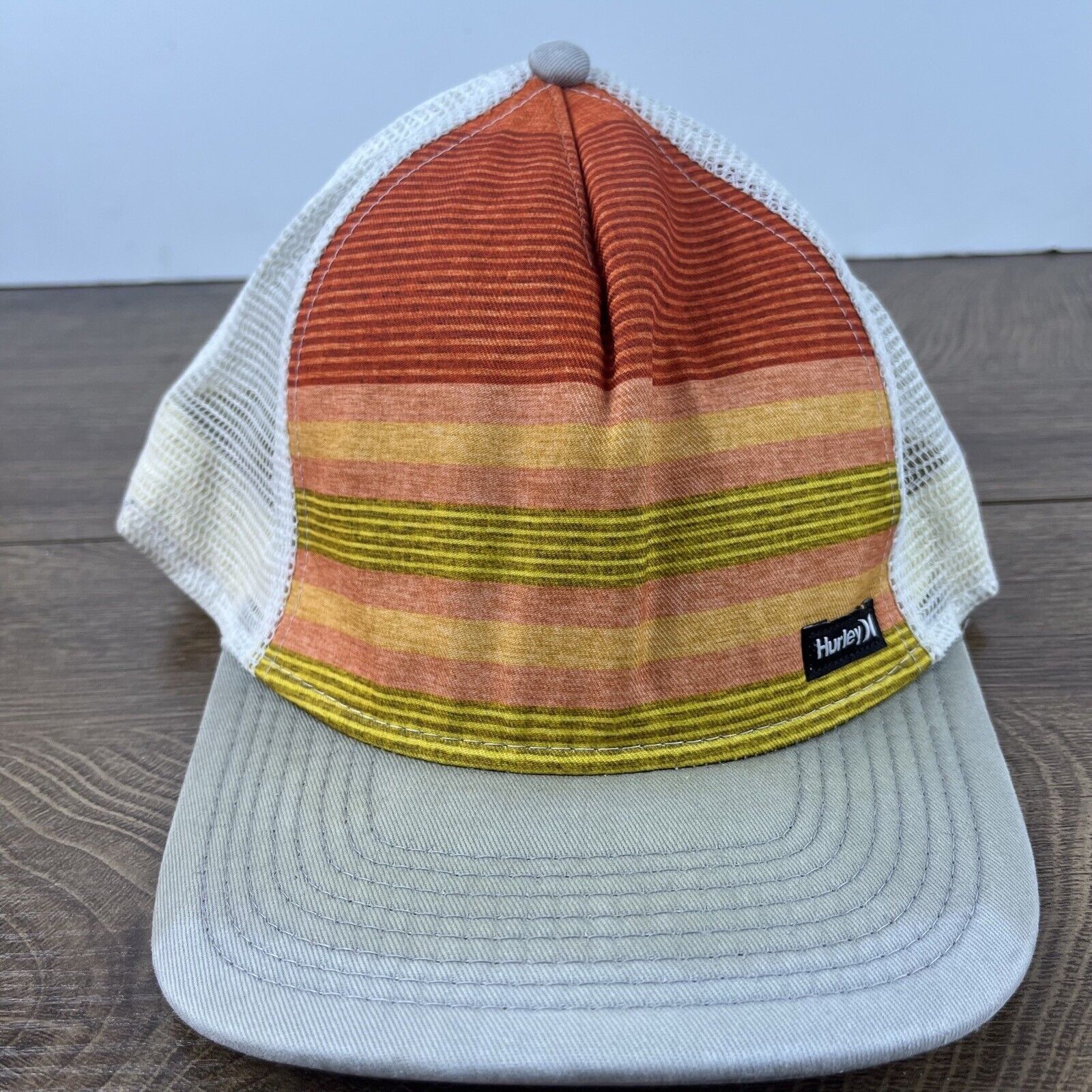 Hurley Hurley Snapback Hat Cap Snapback Hat Orange Adjustable Hat A Size ONE SIZE - 2 Thumbnail