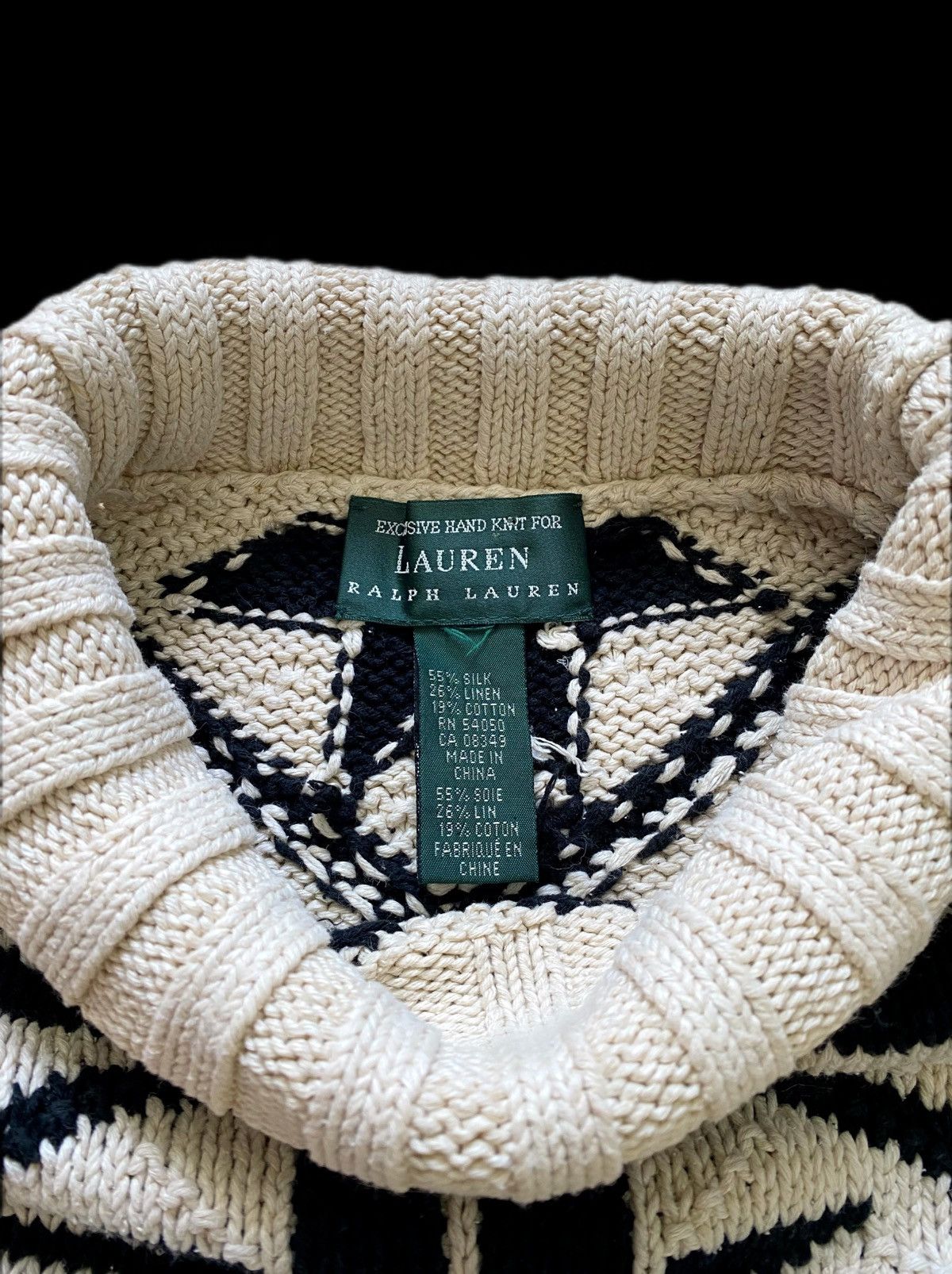 Lauren Ralph Lauren Vintage Lauren Ralph Lauren Handknit Silk Sweater Size M / US 6-8 / IT 42-44 - 2 Thumbnail