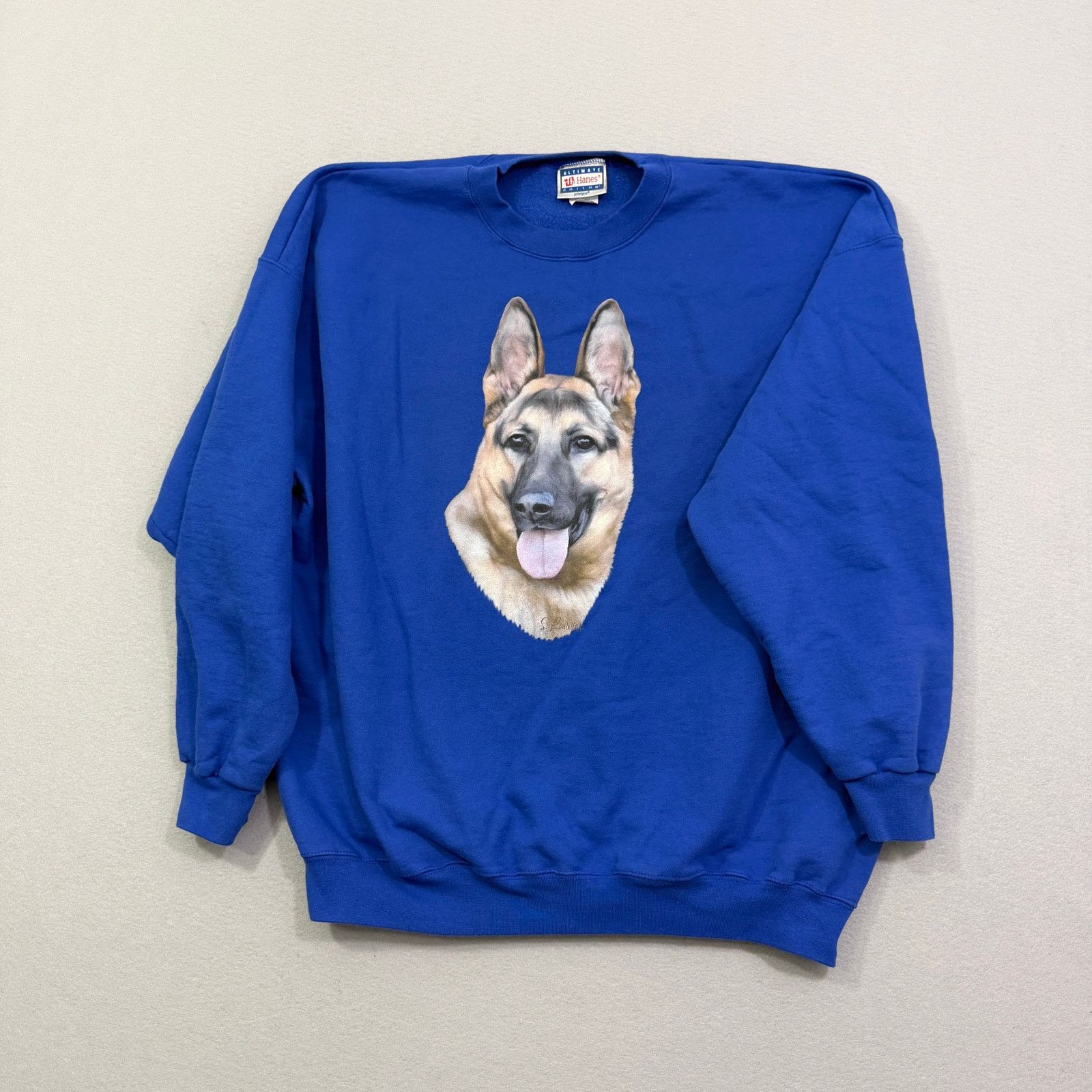 Vintage Vintage German Shepherd Sweatshirt Men's 2XL 90s Dog Puppy Size US XXL / EU 58 / 5 - 1 Thumbnail