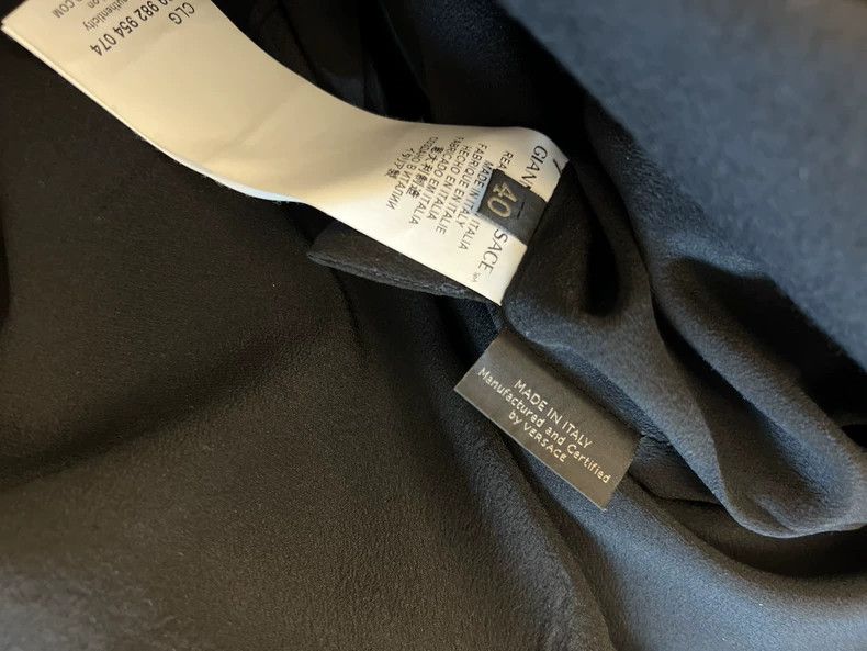 Versace Versace Black embroidered coat coat Size US M / EU 48-50 / 2 - 5 Thumbnail