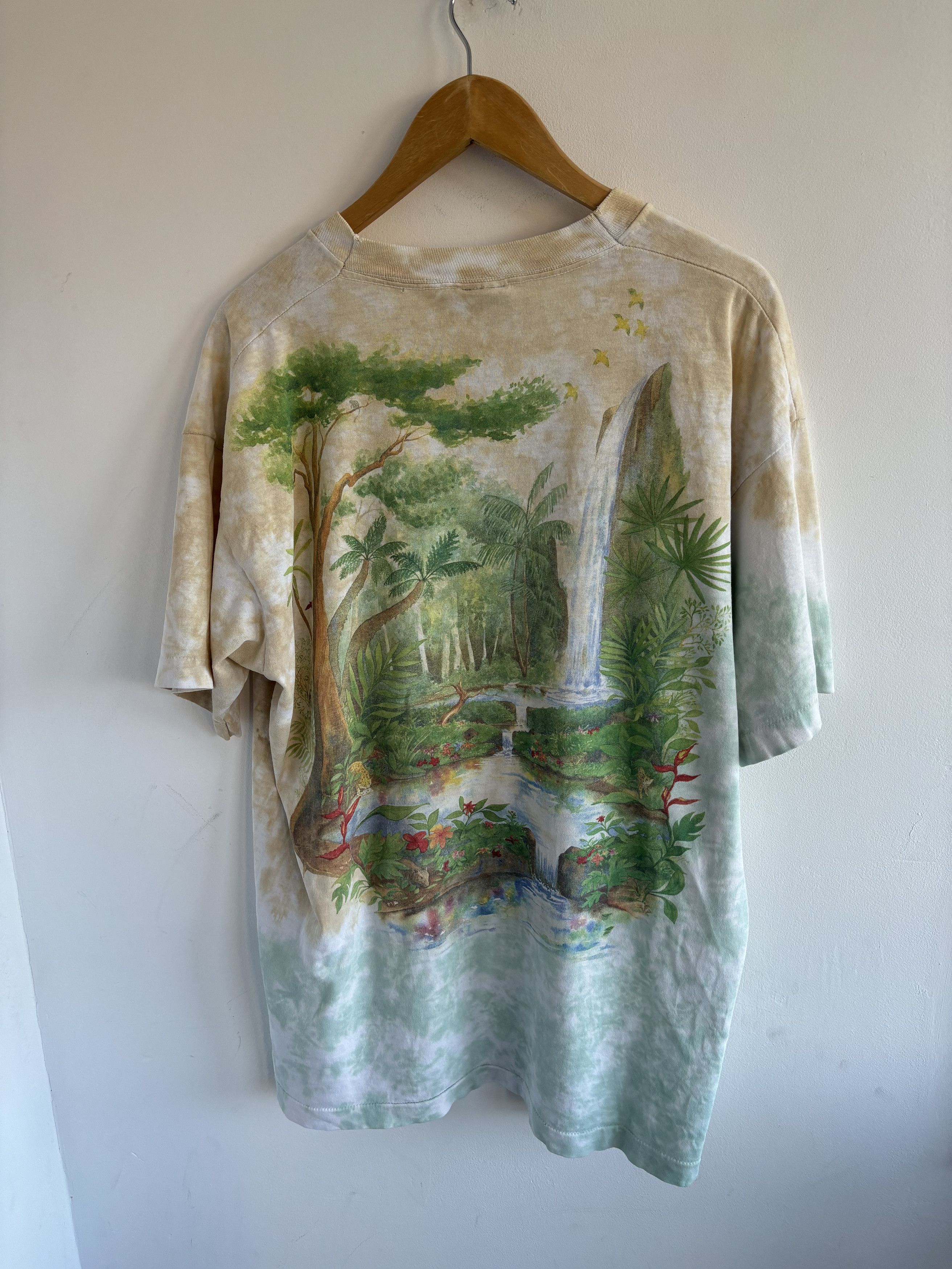Liquid Blue × Vintage Vintage Liquid Blue Earth Day Rainforest 1991 Tee Size US XL / EU 56 / 4 - 1 Thumbnail