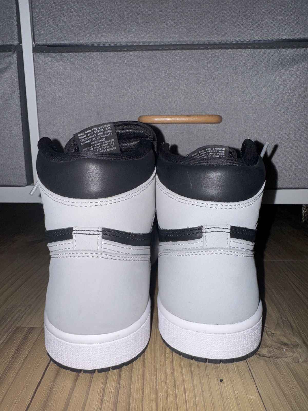 Jordan Brand jordan 1 gray and black Size US 9.5 / EU 42-43 - 7 Thumbnail