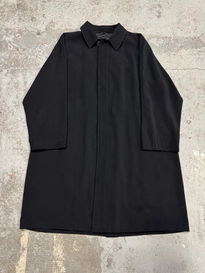 Giorgio Armani 1990s Giorgio Armani Black Trench Coat Size US M / EU 48-50 / 2 - 1 Thumbnail