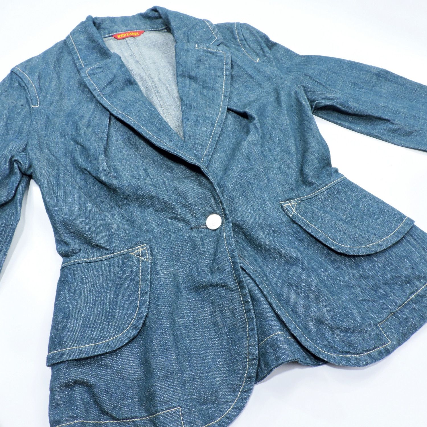 Vivienne Westwood VIVIENE WESTWOOD RED LABEL BLAZER INDIGO DENIM JACKET Size L / US 10 / IT 46 - 9 Thumbnail