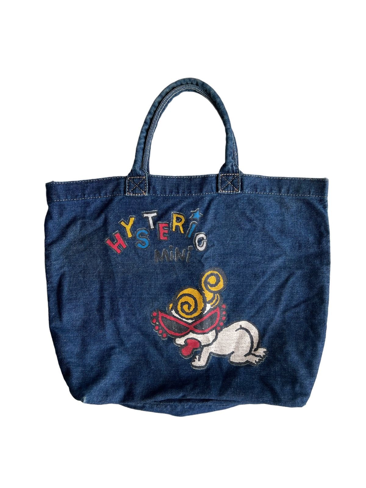 Hysteric Glamour 90s Hysteric Glamour Iconic ™️ Logo Indigo Dyed Shoulder Bag Size ONE SIZE - 2 Thumbnail