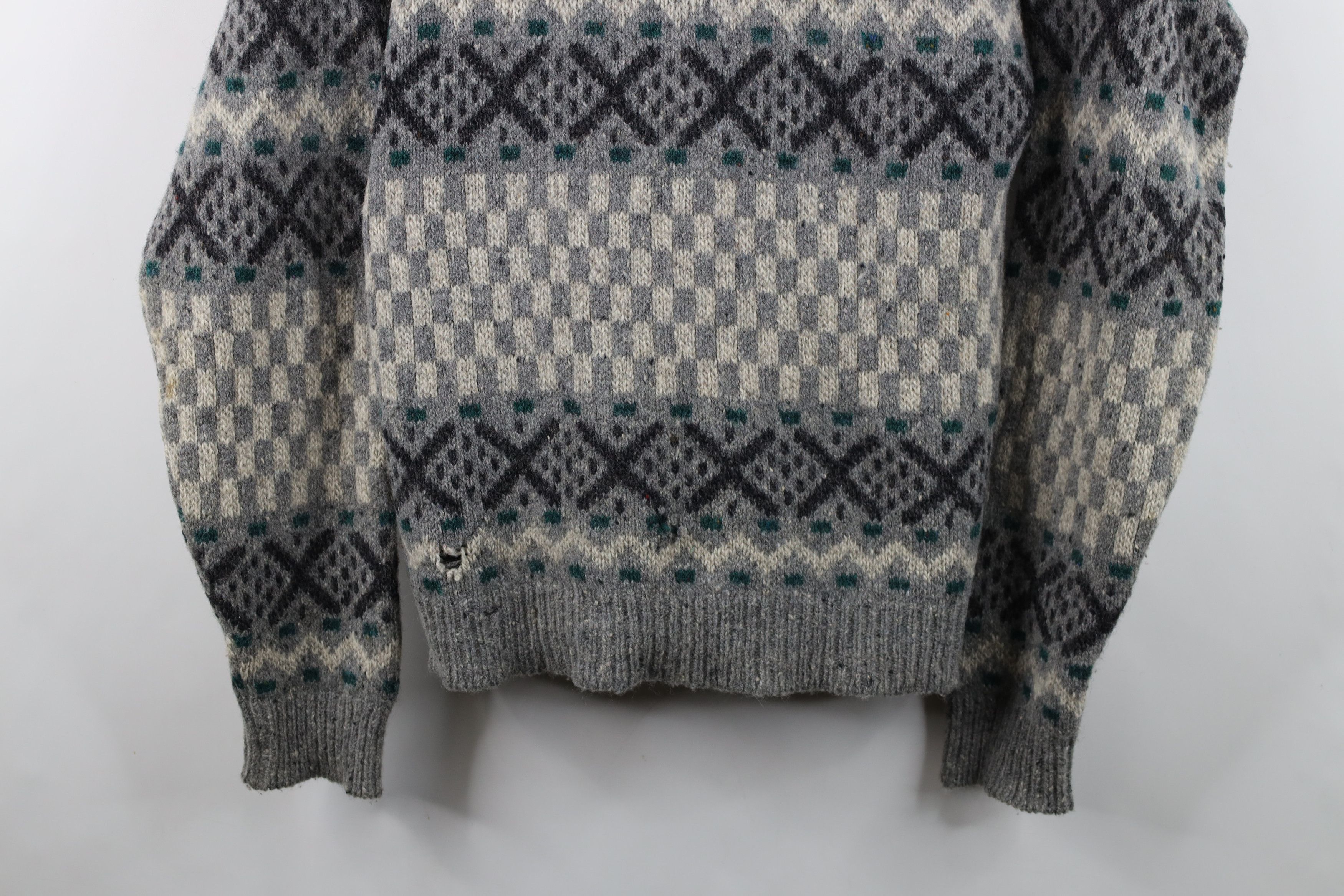 Vintage AS IS Vintage 90s Streetwear Wool Blend Knit Sweater USA Size US M / EU 48-50 / 2 - 3 Thumbnail
