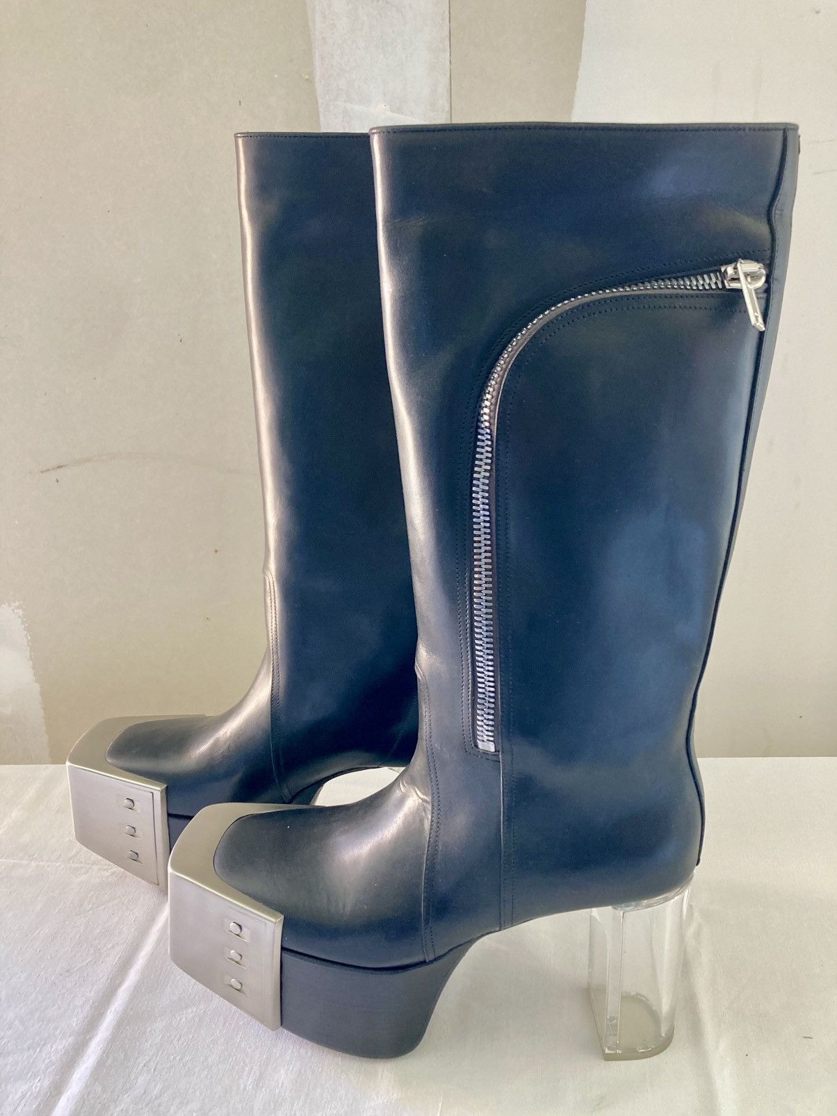 Rick Owens NEVER WORN / RIck Owens Black Bauhaus Platform Boots Size US 9 / EU 42 - 2 Thumbnail