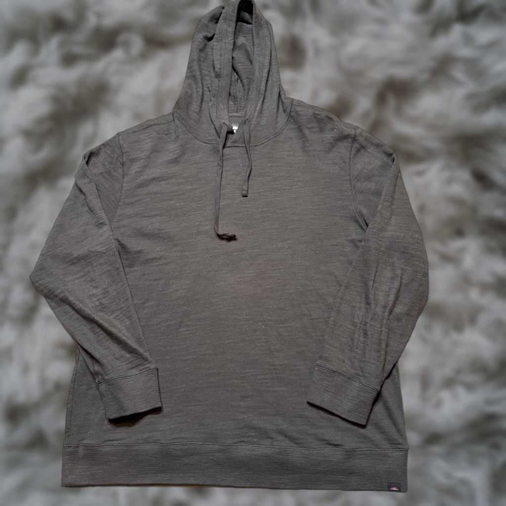 Faherty Faherty Hoodie Mens 2XL Gray Pullover Hooded Sweatshirt Organic Cotton Peru Size US XXL / EU 58 / 5 - 1 Thumbnail