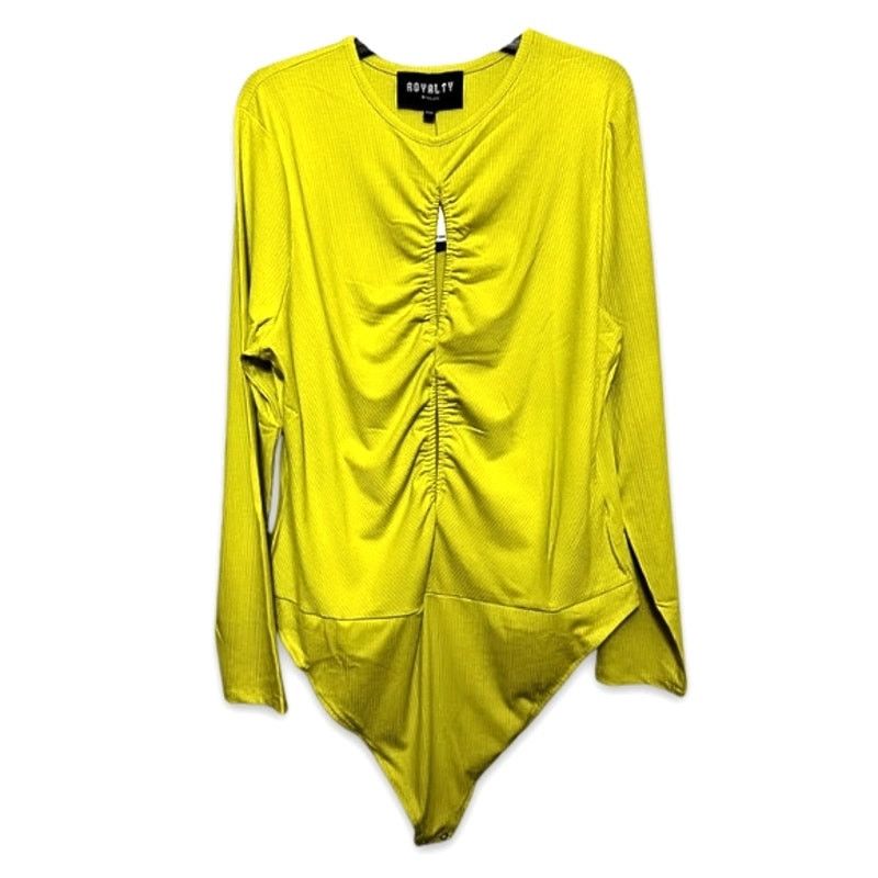 Other Royalty By Maluma Bodysuit Ribbed Yellow Women's XXXL NWT Size 3XL / US 20-22 - 2 Thumbnail